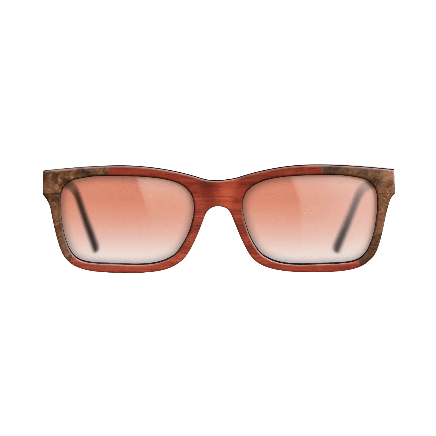 Koa,Walnut Burl,Poplar Dyed: Red: Recursive - The Sage - Rectangle - 970 - SIRIS wood optic