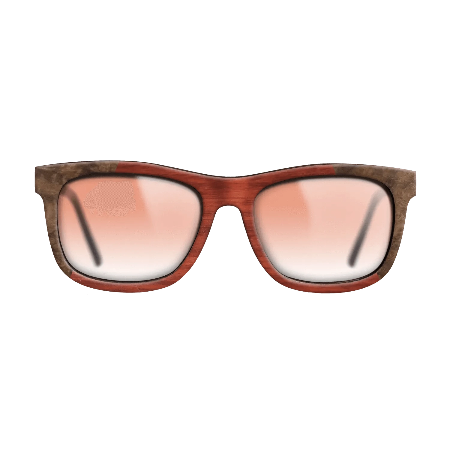 Koa,Walnut Burl,Poplar Dyed: Red: Recursive - The Hero - Square - 970 - SIRIS wood optic