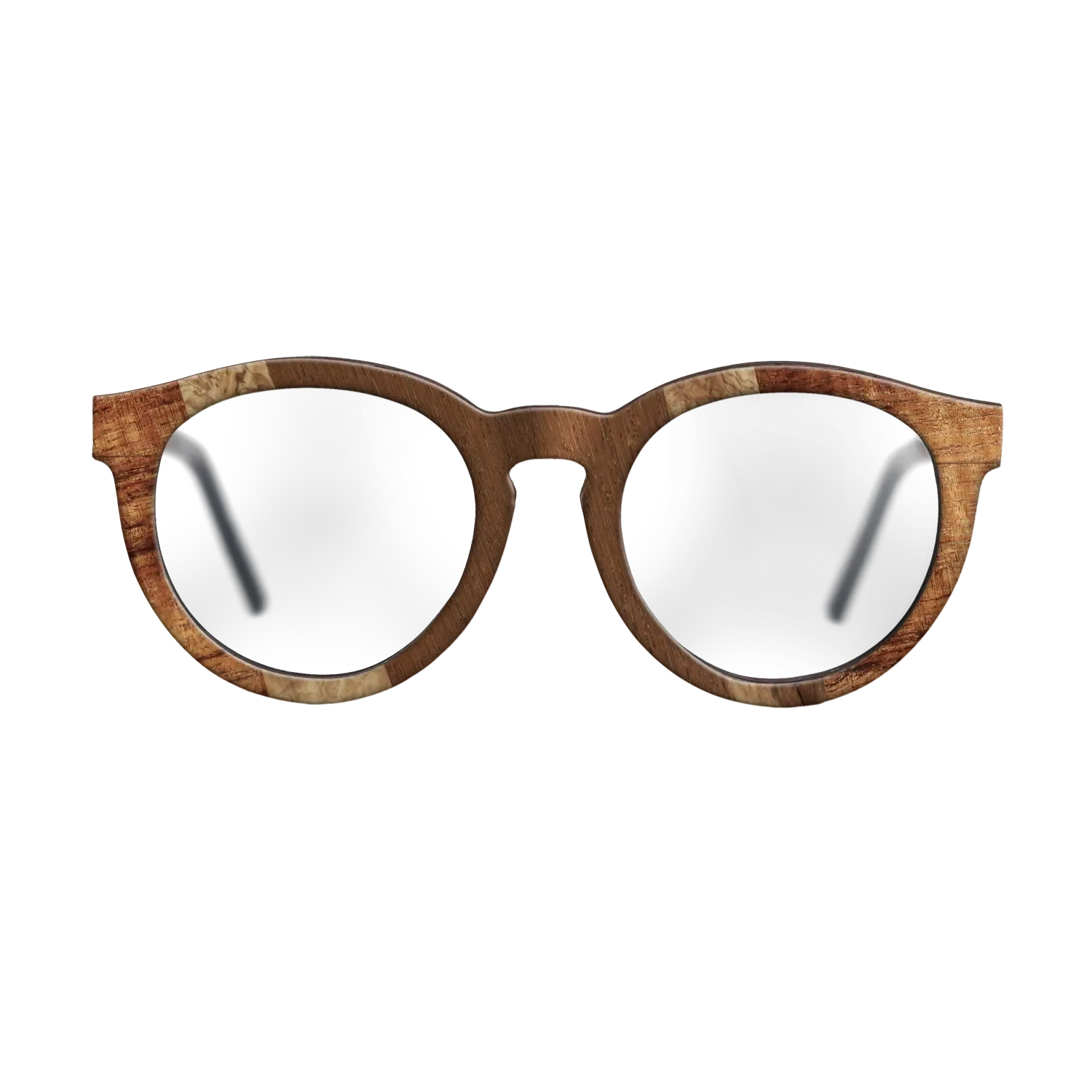 Santos Rosewood Dark,Koa,Walnut Burl,Wenge,Olive Burl: Angle Cut - The Rebel - Round - 1024 - SIRIS wood optic