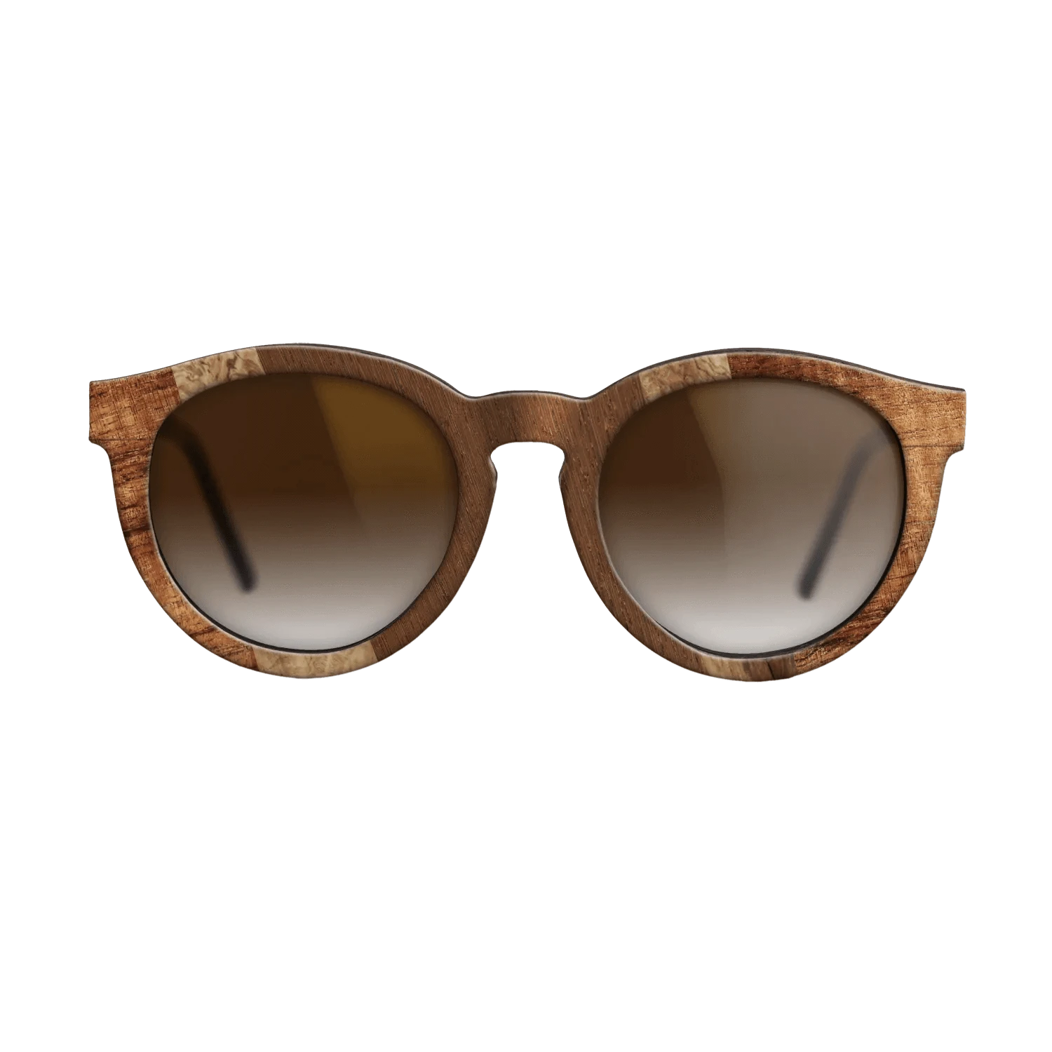 Santos Rosewood Dark,Koa,Walnut Burl,Wenge,Olive Burl: Angle Cut - The Rebel - Round - 1024 - SIRIS wood optic