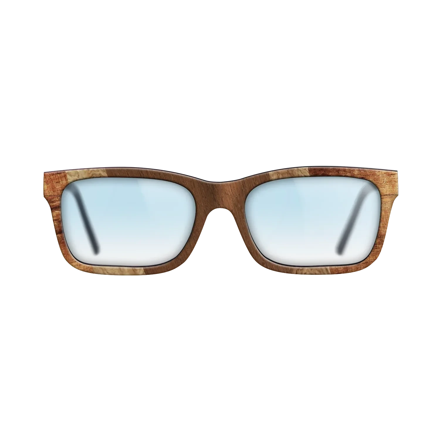 Santos Rosewood Dark,Koa,Walnut Burl,Wenge,Olive Burl: Angle Cut - The Sage - Rectangle - 1024 - SIRIS wood optic