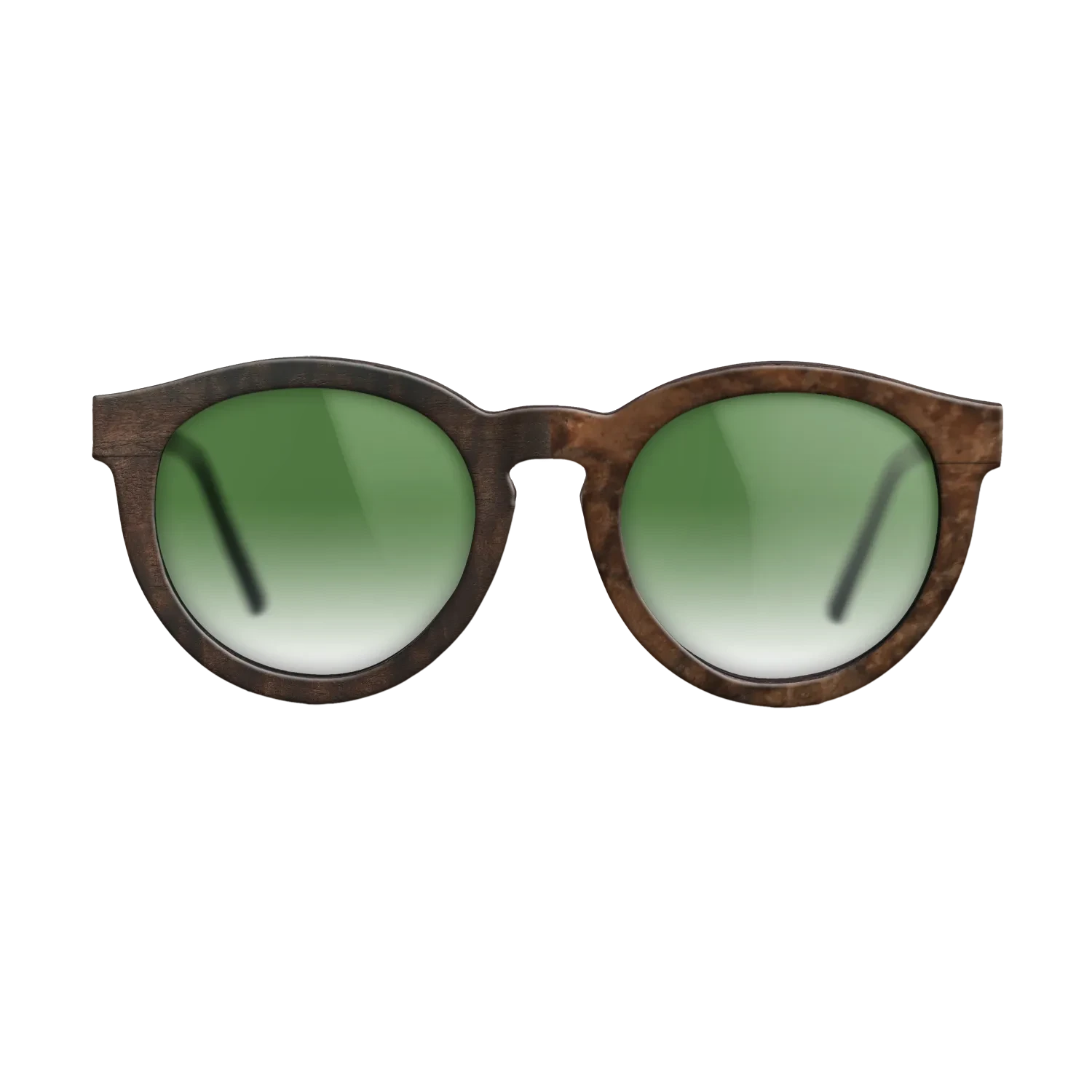 Walnut Burl,Fumed Eucalyptus: Patch - The Rebel - Round - 1980 - SIRIS wood optic