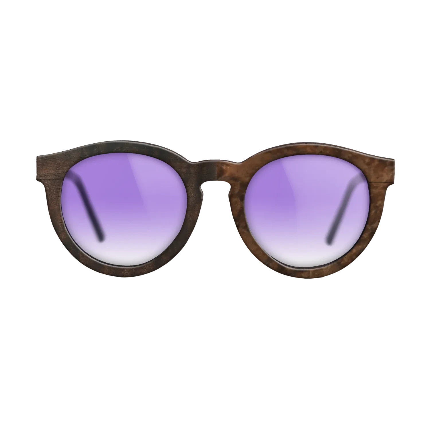 Walnut Burl,Fumed Eucalyptus: Patch - The Rebel - Round - 1980 - SIRIS wood optic