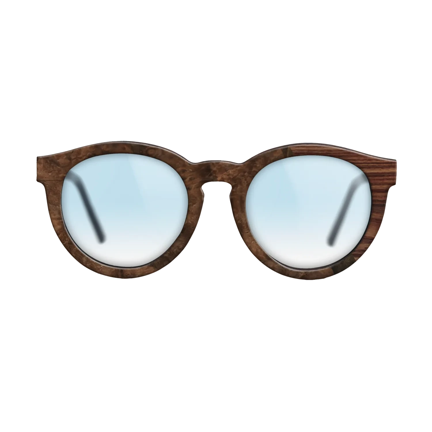 Koa,Fumed Eucalyptus,Walnut Burl,Santos Rosewood Dark: Single Cut - The Rebel - Round - 1322 - SIRIS wood optic