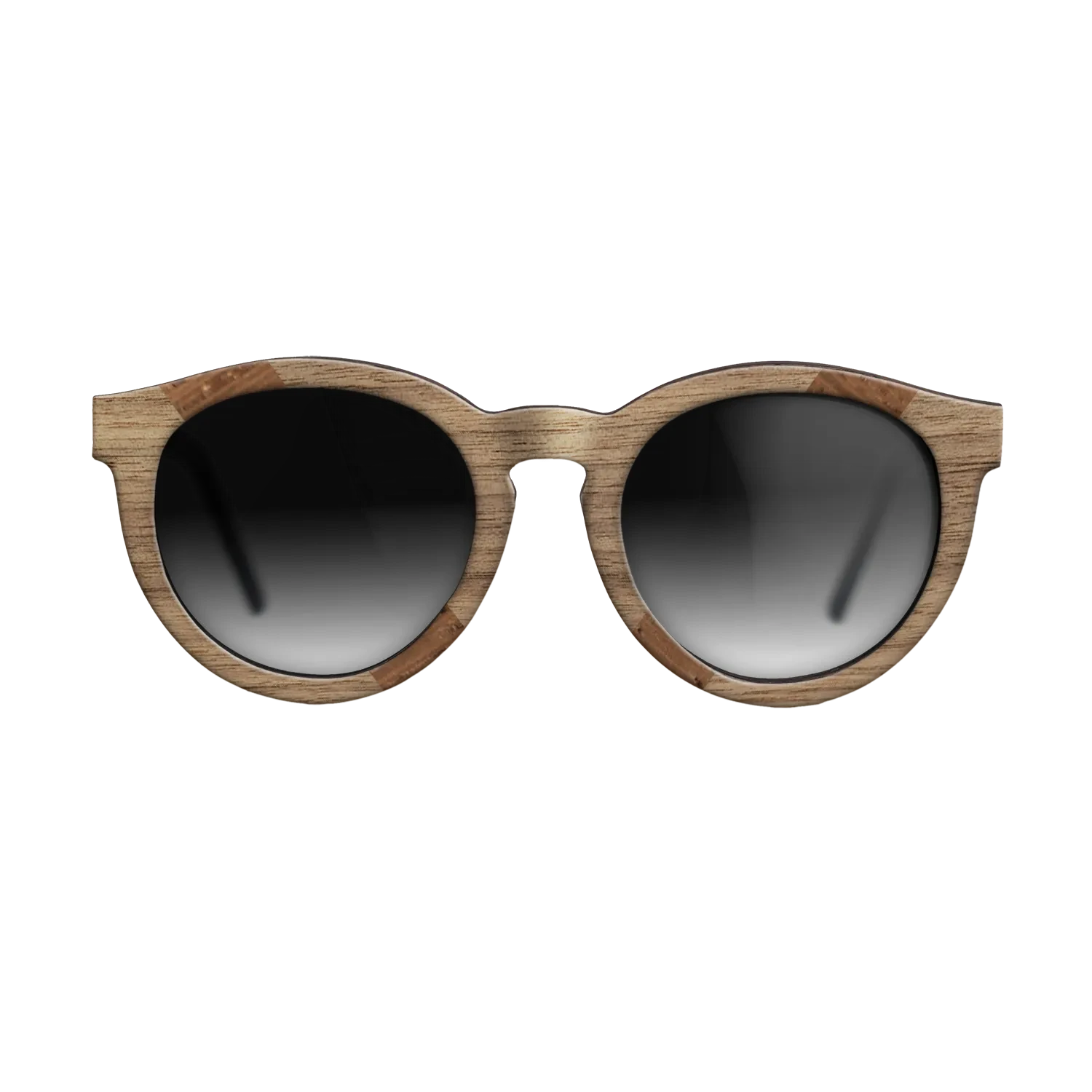 Walnut Claro Light,Walnut: Straight Grain,Louro Preto: Recursive - The Rebel - Round - 906 - SIRIS wood optic