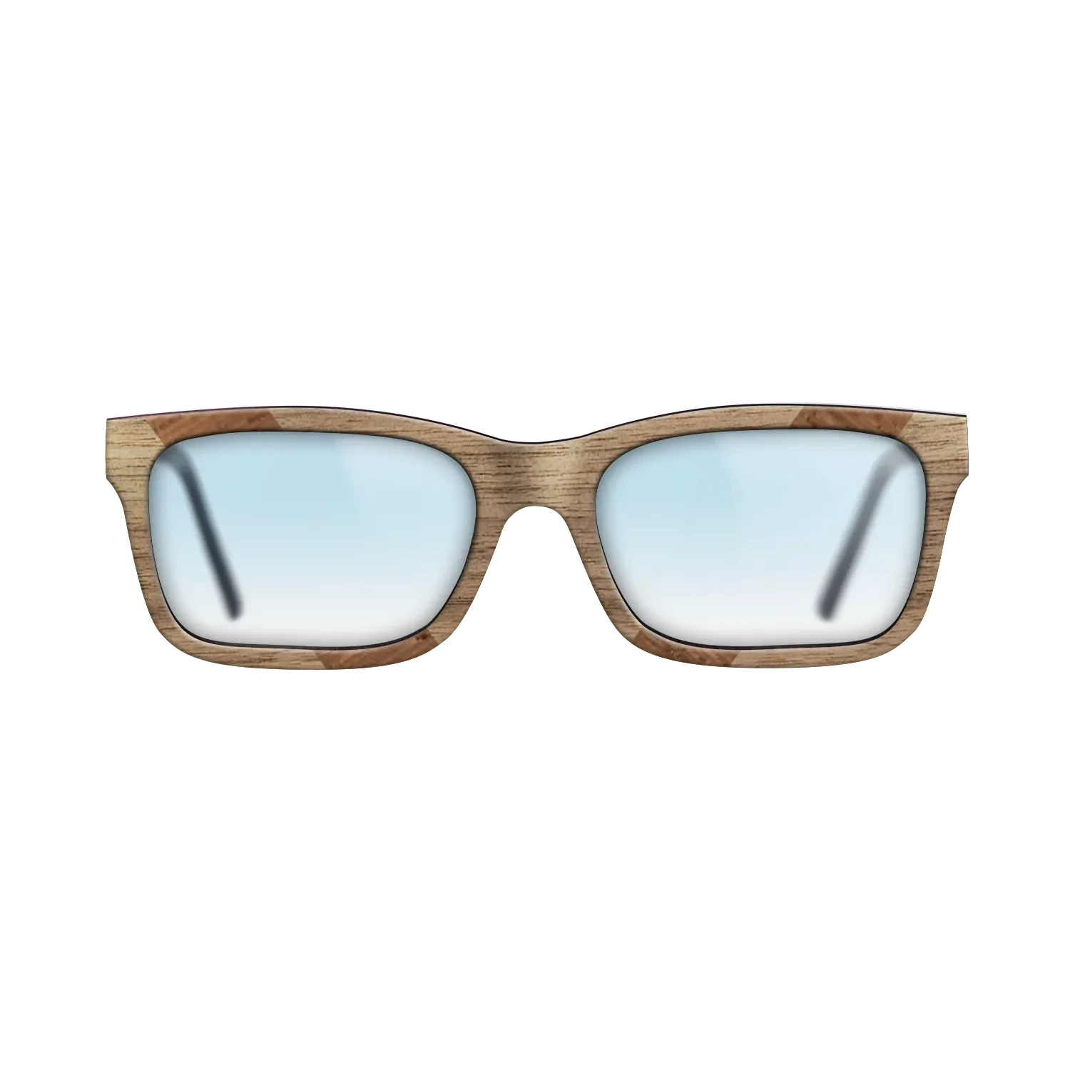 Walnut Claro Light,Walnut: Straight Grain,Louro Preto: Recursive - The Sage - Rectangle - 906 - SIRIS wood optic