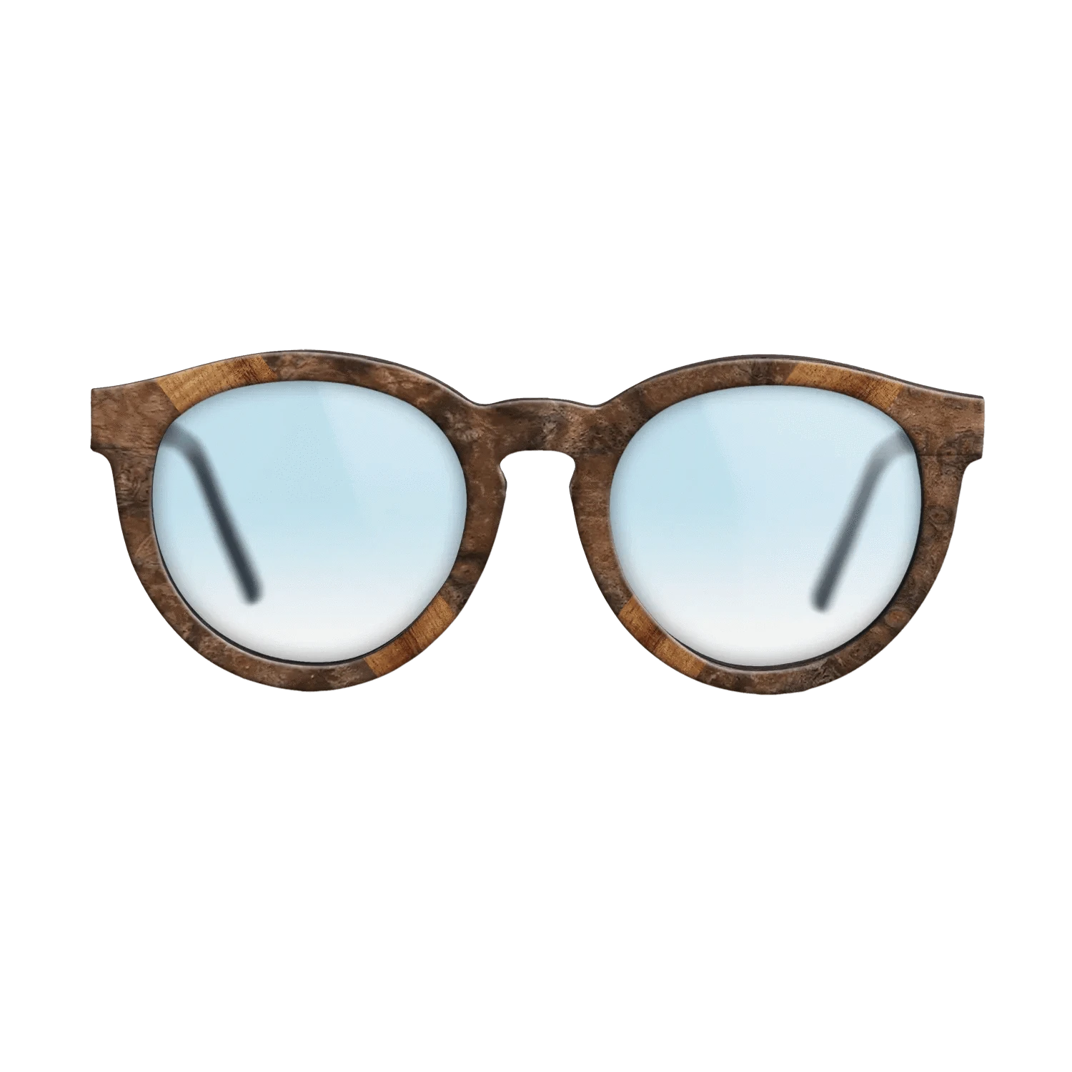 Walnut Burl,Santos Rosewood Light,Koa: Recursive - The Rebel - Round - 998 - SIRIS wood optic