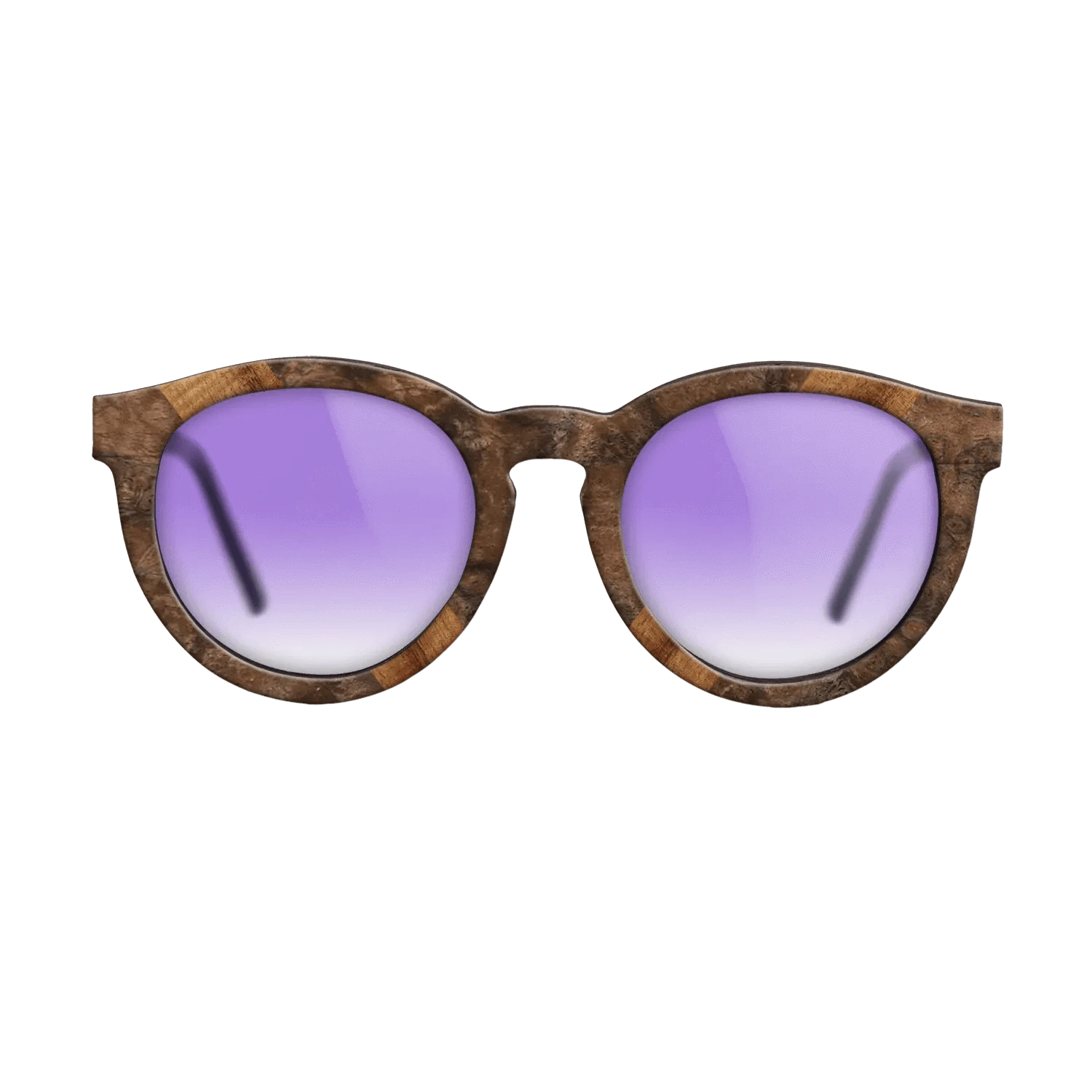 Walnut Burl,Santos Rosewood Light,Koa: Recursive - The Rebel - Round - 998 - SIRIS wood optic