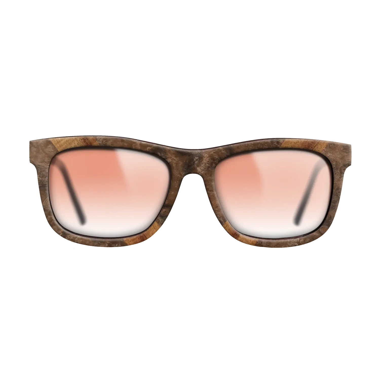 Walnut Burl,Santos Rosewood Light,Koa: Recursive - The Hero - Square - 998 - SIRIS wood optic