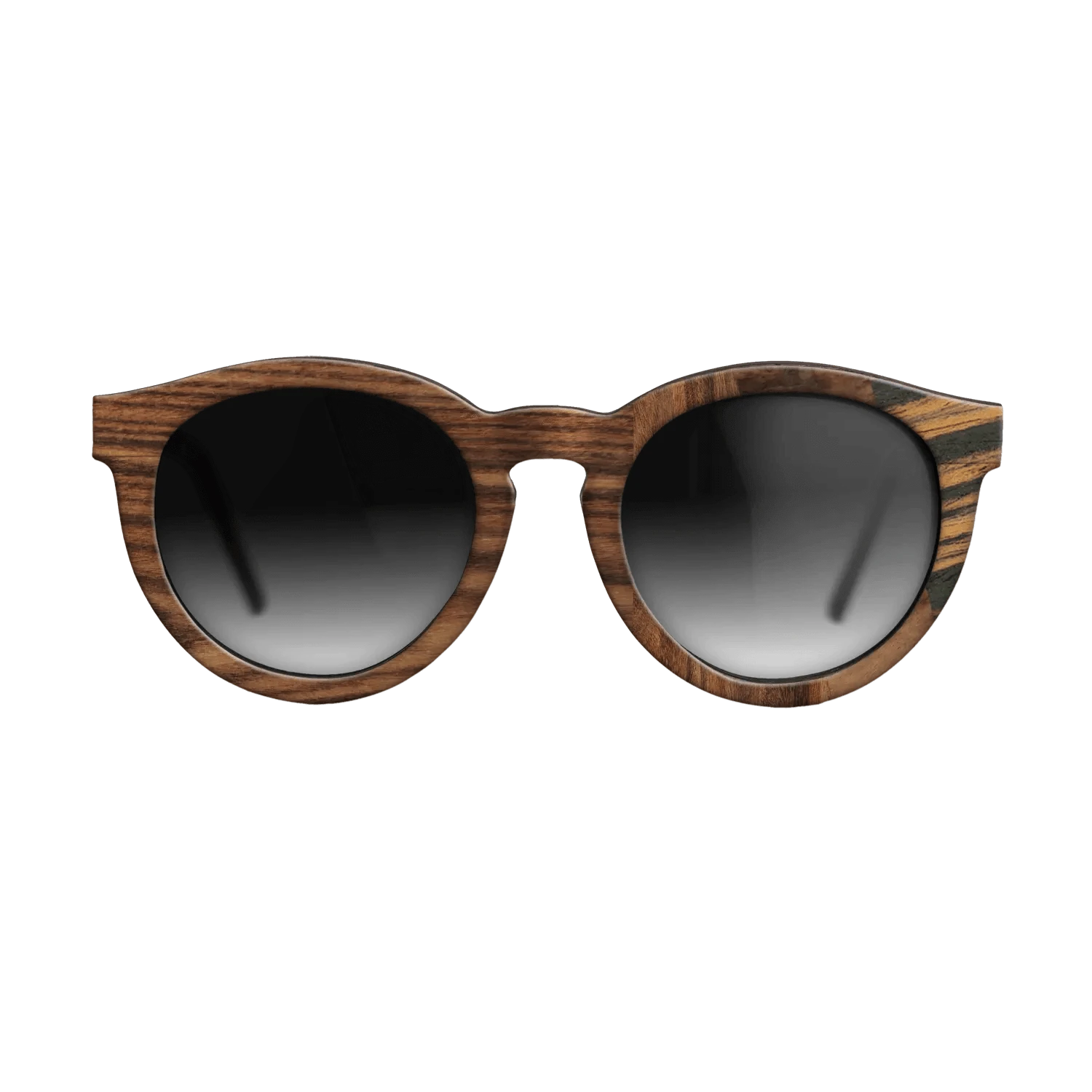 Koa,Santos Rosewood Dark,Walnut Burl,Italian Ebony: Patch - The Rebel - Round - 1969 - SIRIS wood optic