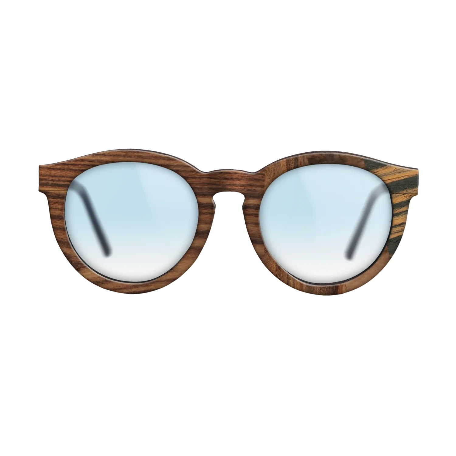 Koa,Santos Rosewood Dark,Walnut Burl,Italian Ebony: Patch - The Rebel - Round - 1969 - SIRIS wood optic