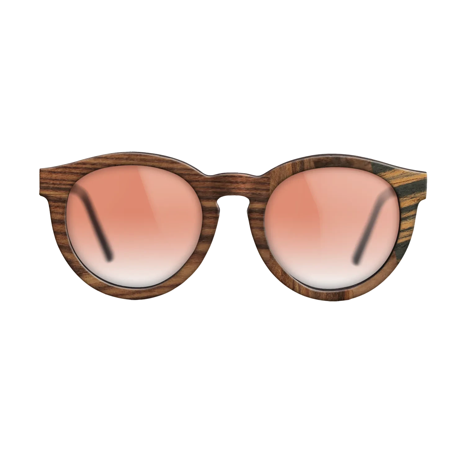 Koa,Santos Rosewood Dark,Walnut Burl,Italian Ebony: Patch - The Rebel - Round - 1969 - SIRIS wood optic