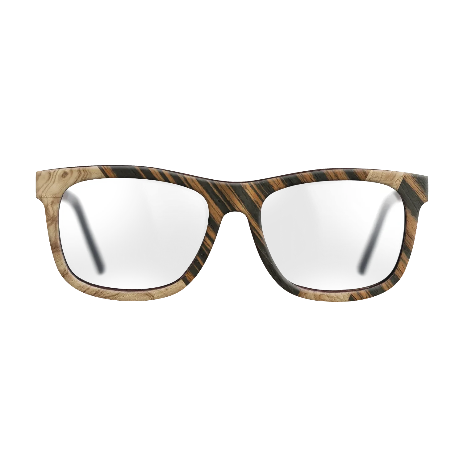 Poplar Dyed: Red,Olive Burl,Italian Ebony: Geometric - The Hero - Square - 680 - SIRIS wood optic