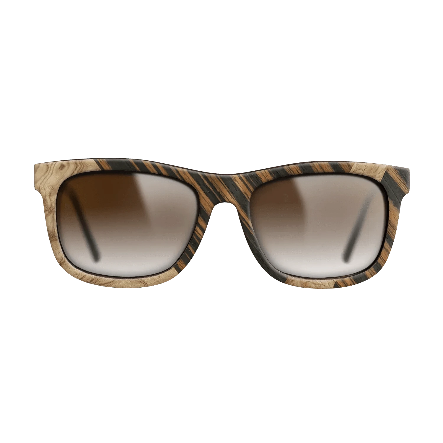 Poplar Dyed: Red,Olive Burl,Italian Ebony: Geometric - The Hero - Square - 680 - SIRIS wood optic