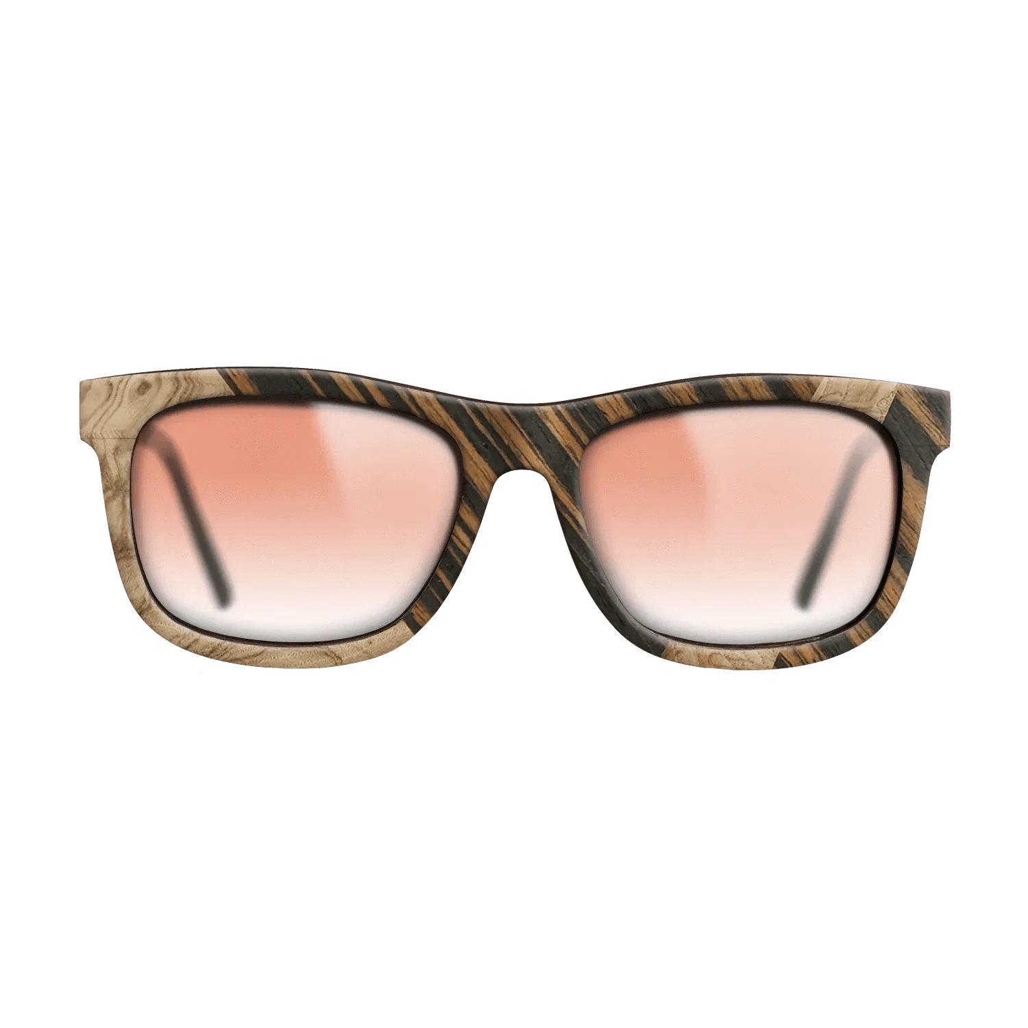 Poplar Dyed: Red,Olive Burl,Italian Ebony: Geometric - The Hero - Square - 680 - SIRIS wood optic