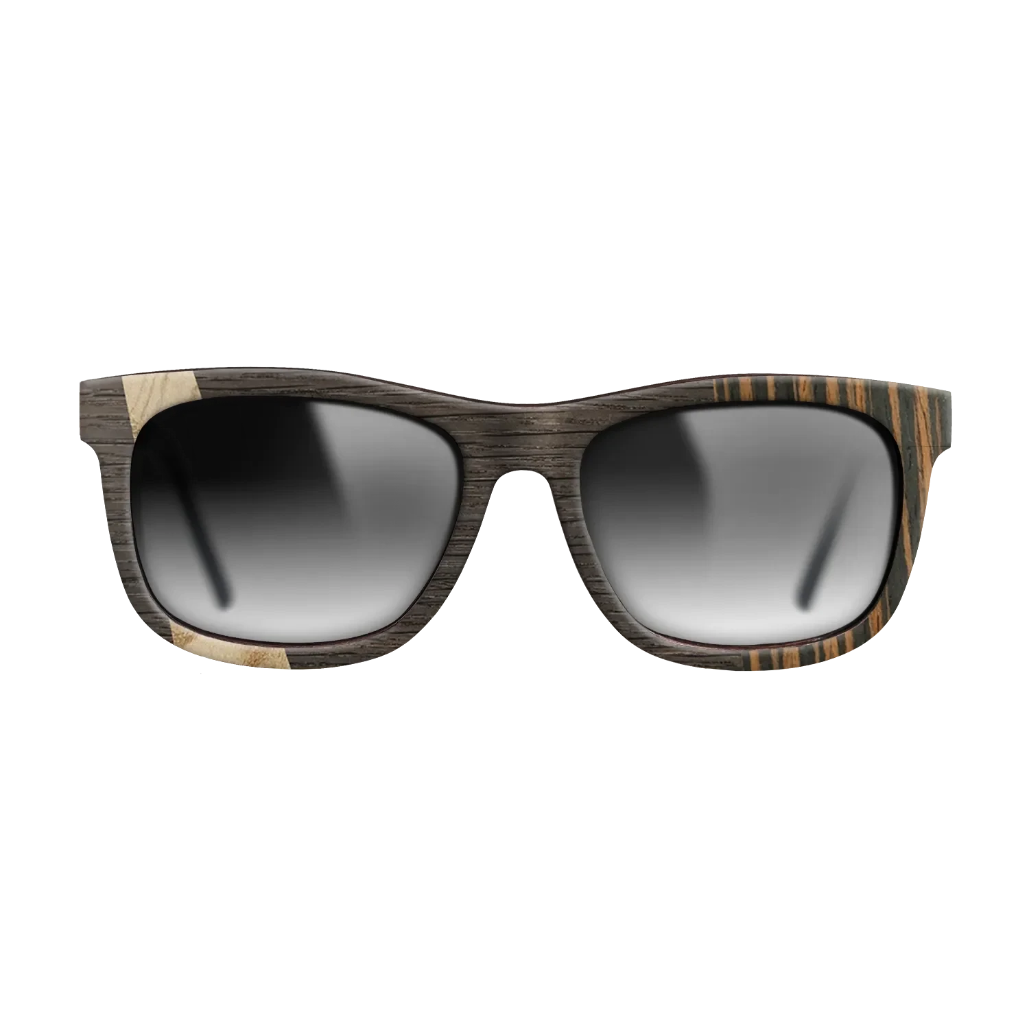 Olive Burl,Fumed Oak,Italian Ebony: Wedge - The Hero - Square - 1609 - SIRIS wood optic