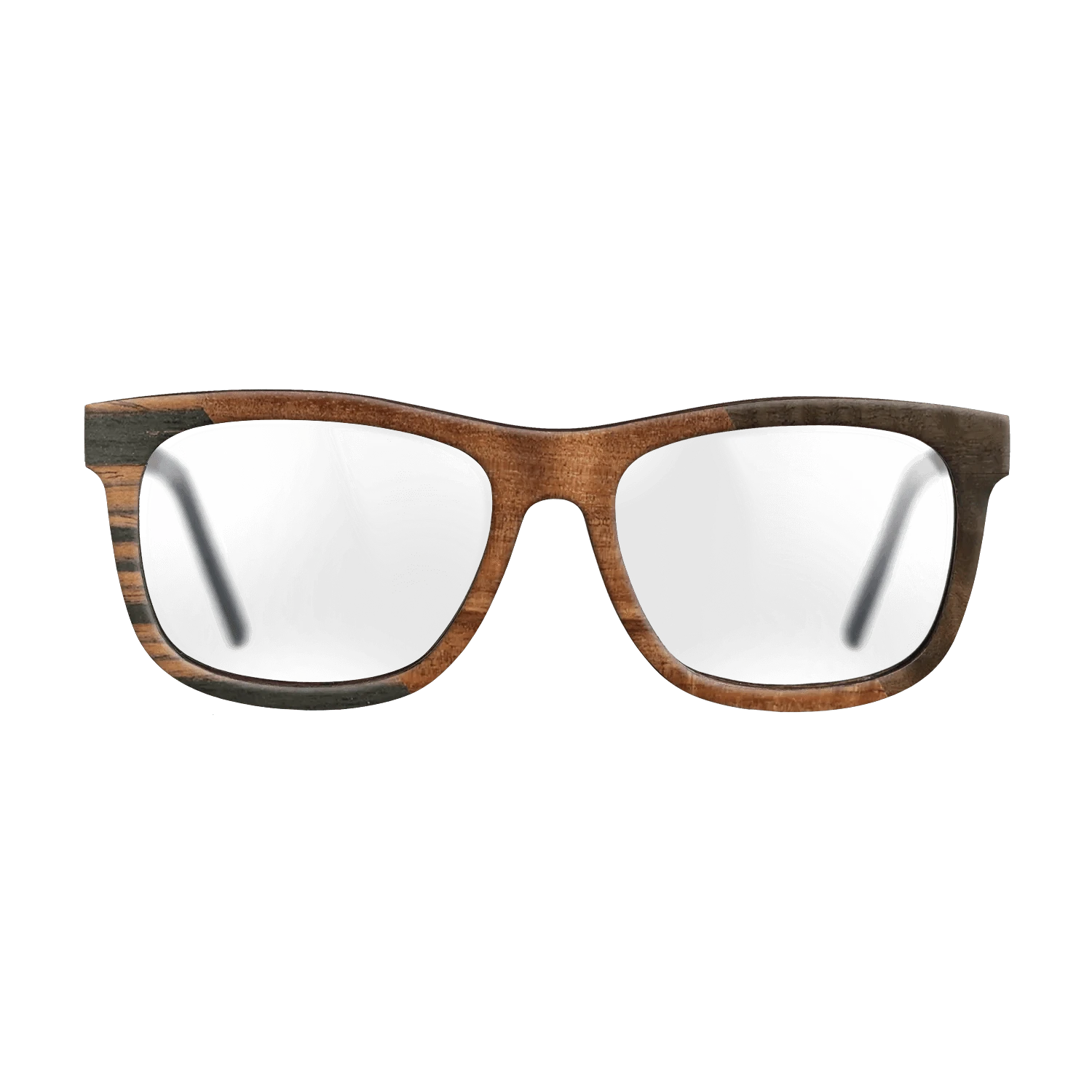 Walnut Burl,Italian Ebony,Koa,Fumed Eucalyptus: Angle Cut - The Hero - Square - 915 - SIRIS wood optic