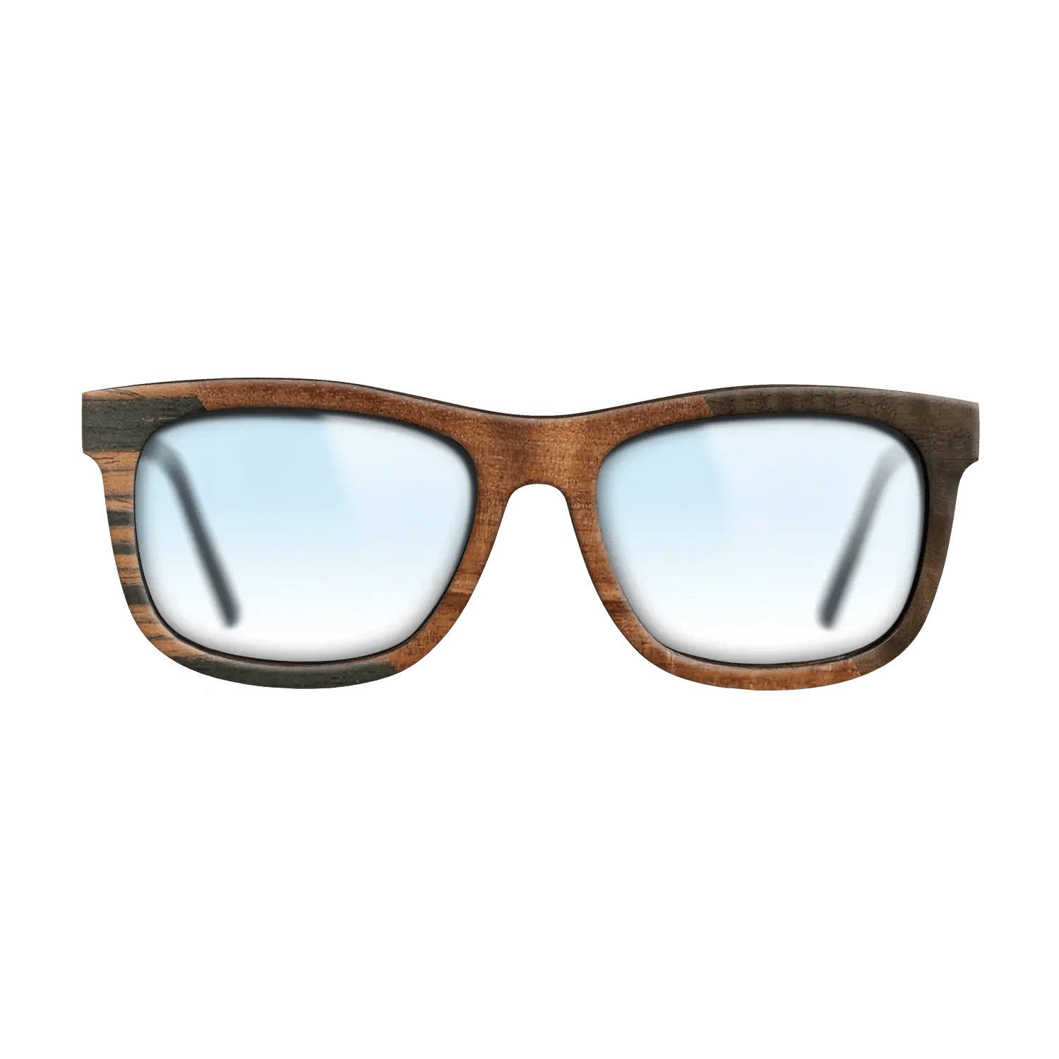 Walnut Burl,Italian Ebony,Koa,Fumed Eucalyptus: Angle Cut - The Hero - Square - 915 - SIRIS wood optic