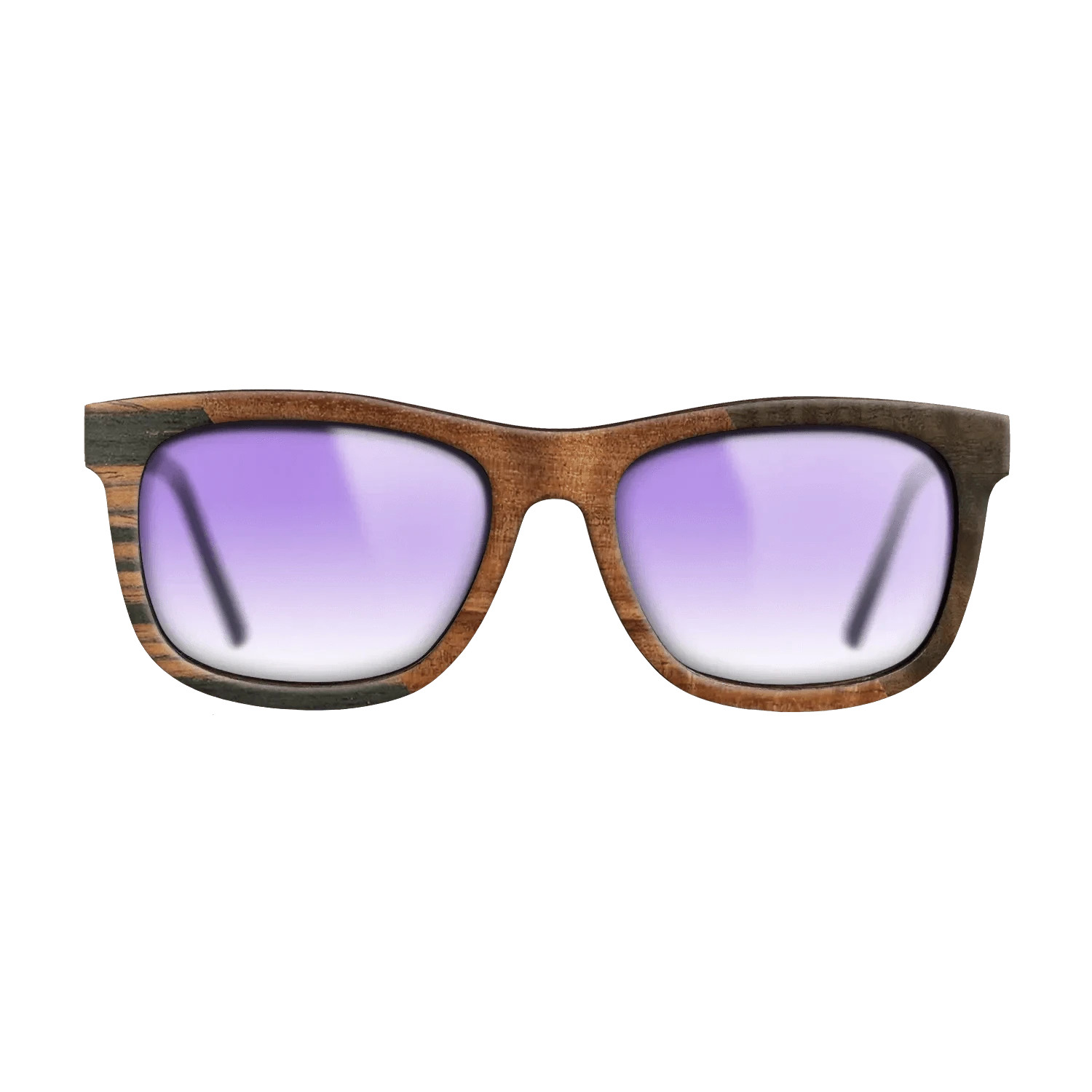 Walnut Burl,Italian Ebony,Koa,Fumed Eucalyptus: Angle Cut - The Hero - Square - 915 - SIRIS wood optic