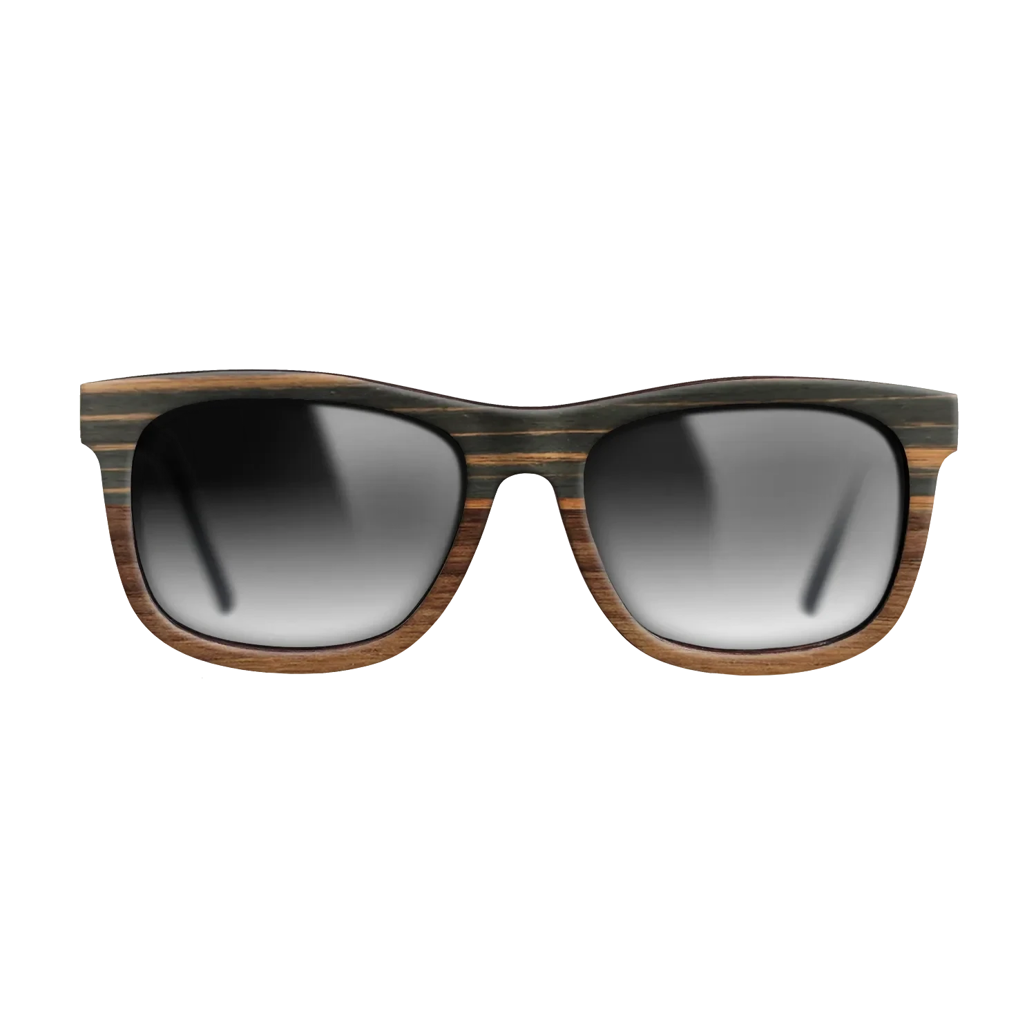 Italian Ebony,Walnut Claro Light: Binary - The Hero - Square - 1135 - SIRIS wood optic