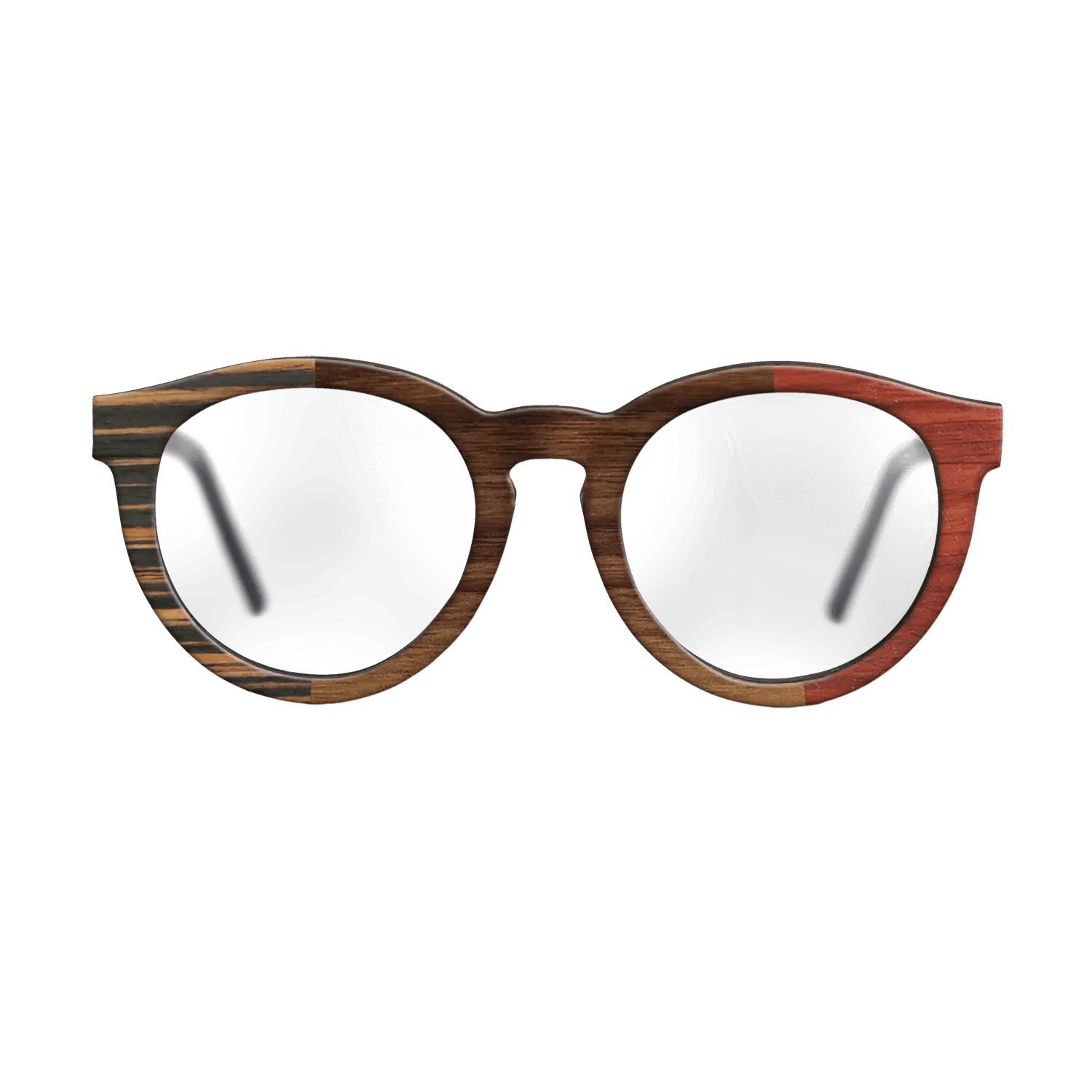 Walnut Claro Dark,Italian Ebony,Poplar Dyed: Red: Patch - The Rebel - Round - 932 - SIRIS wood optic