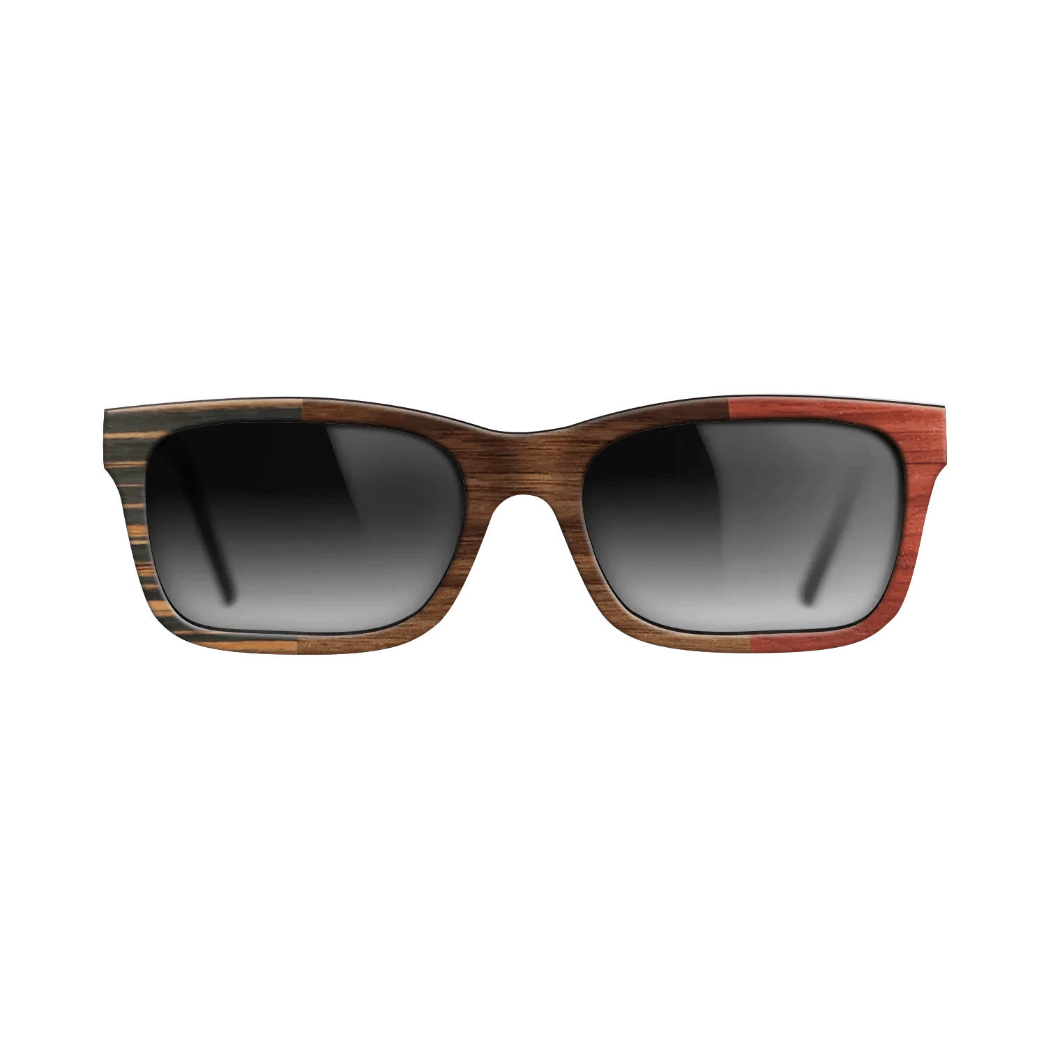 Walnut Claro Dark,Italian Ebony,Poplar Dyed: Red: Patch - The Sage - Rectangle - 932 - SIRIS wood optic