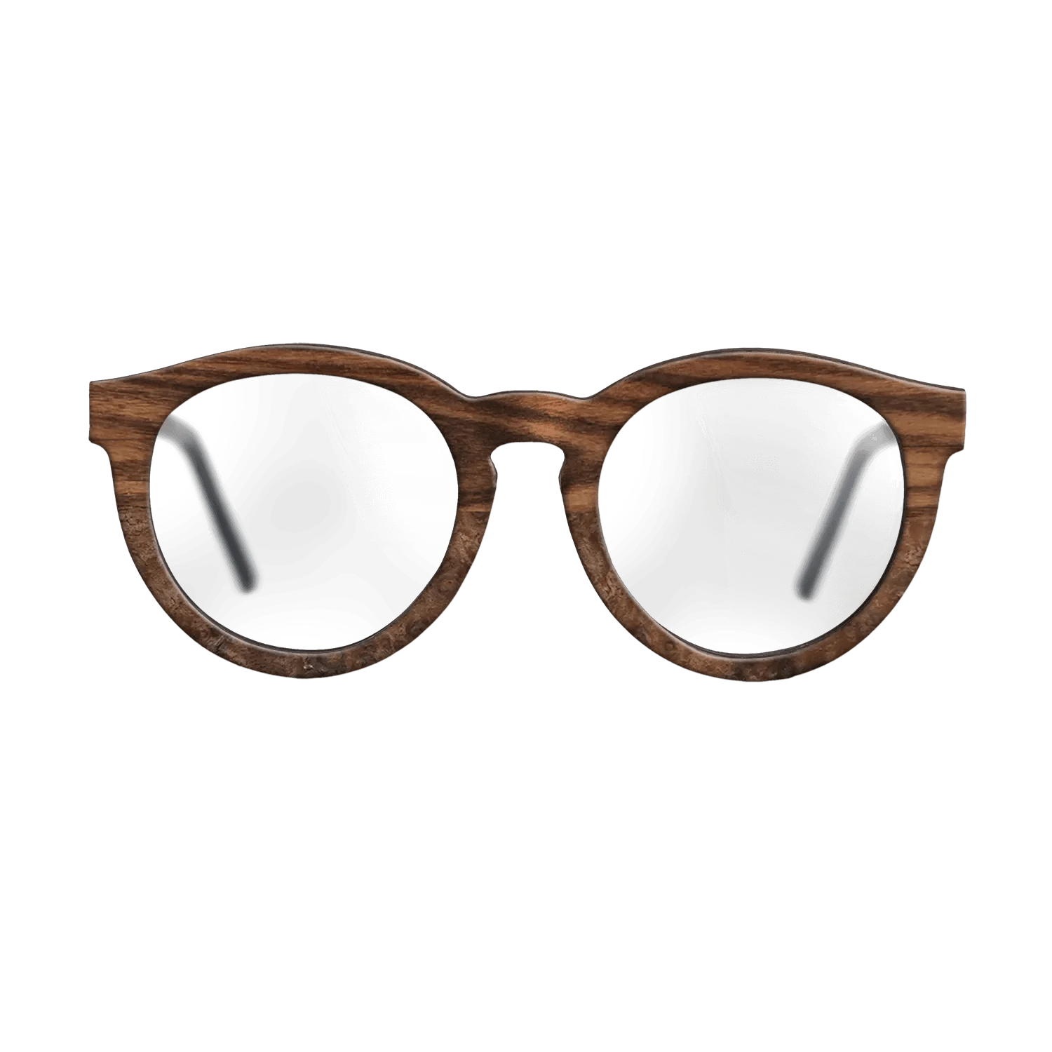 Walnut: Straight Grain,Santos Rosewood Dark,Walnut Claro Light,Walnut Burl: Single Cut - The Rebel - Round - 2066 - SIRIS wood optic