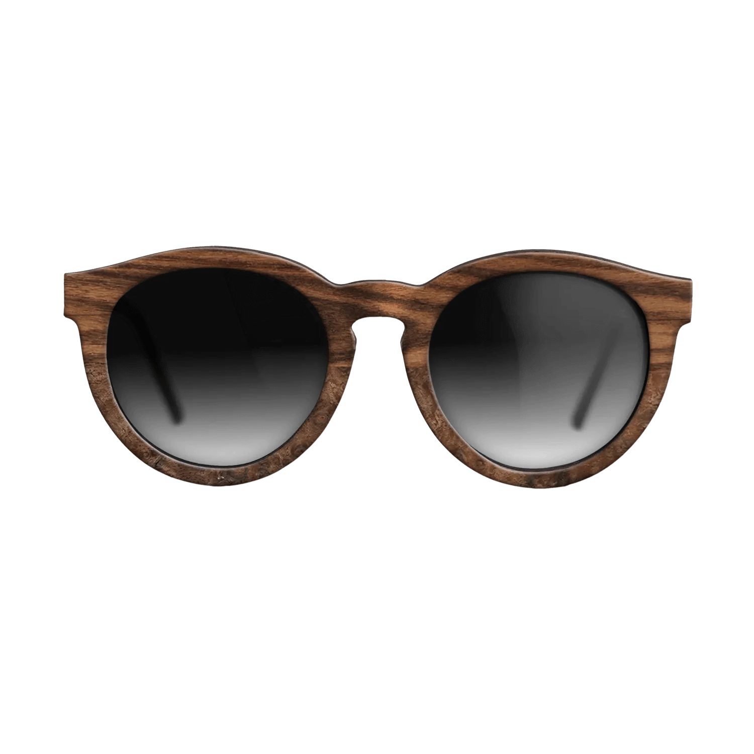 Walnut: Straight Grain,Santos Rosewood Dark,Walnut Claro Light,Walnut Burl: Single Cut - The Rebel - Round - 2066 - SIRIS wood optic