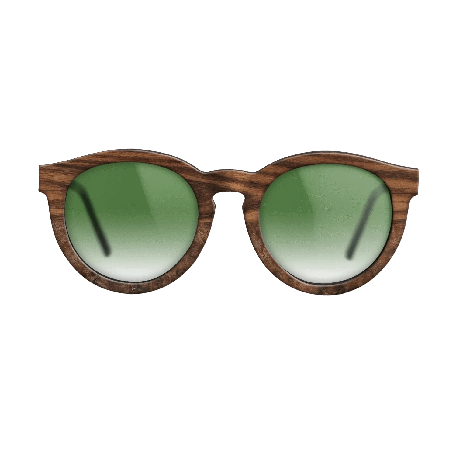 Walnut: Straight Grain,Santos Rosewood Dark,Walnut Claro Light,Walnut Burl: Single Cut - The Rebel - Round - 2066 - SIRIS wood optic