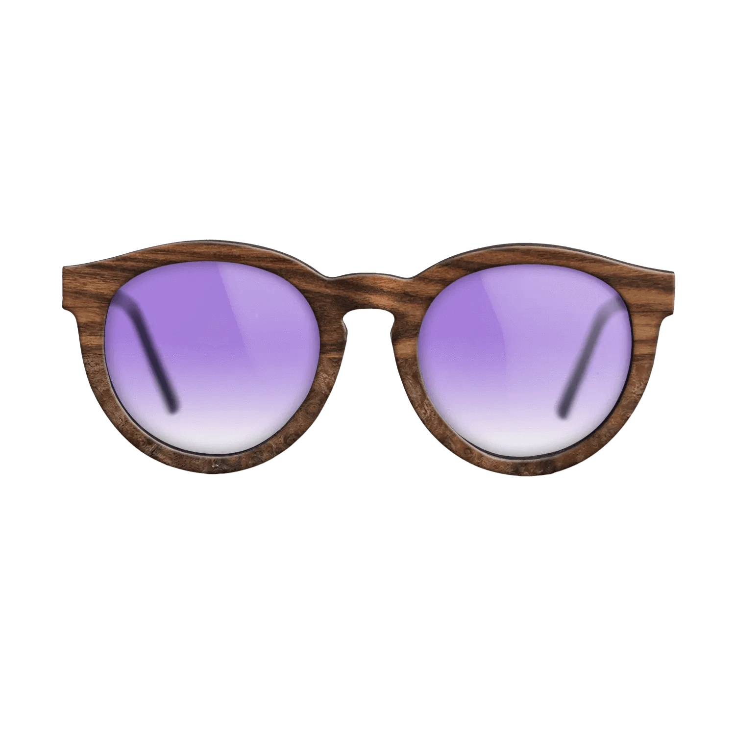 Walnut: Straight Grain,Santos Rosewood Dark,Walnut Claro Light,Walnut Burl: Single Cut - The Rebel - Round - 2066 - SIRIS wood optic