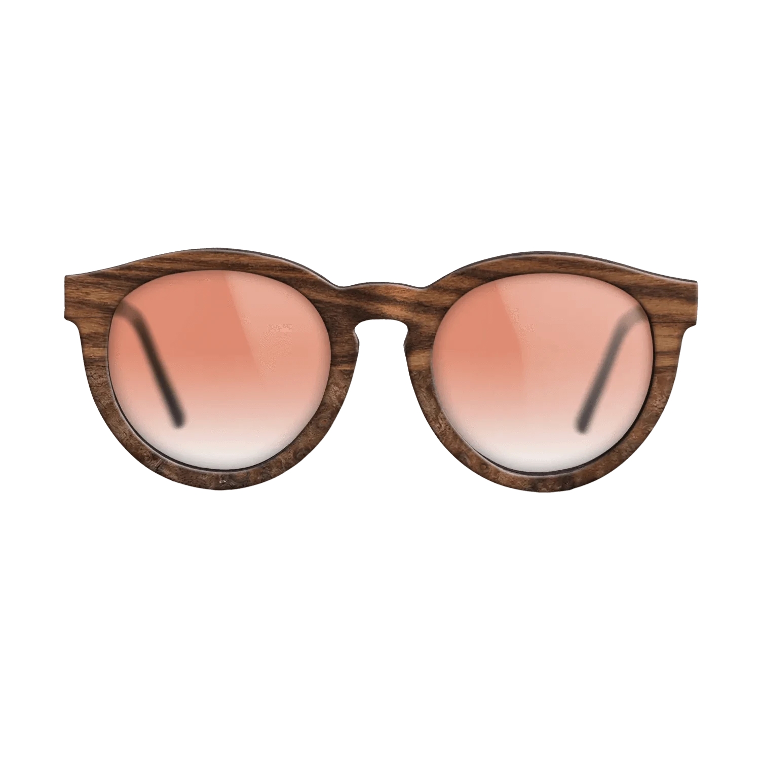 Walnut: Straight Grain,Santos Rosewood Dark,Walnut Claro Light,Walnut Burl: Single Cut - The Rebel - Round - 2066 - SIRIS wood optic