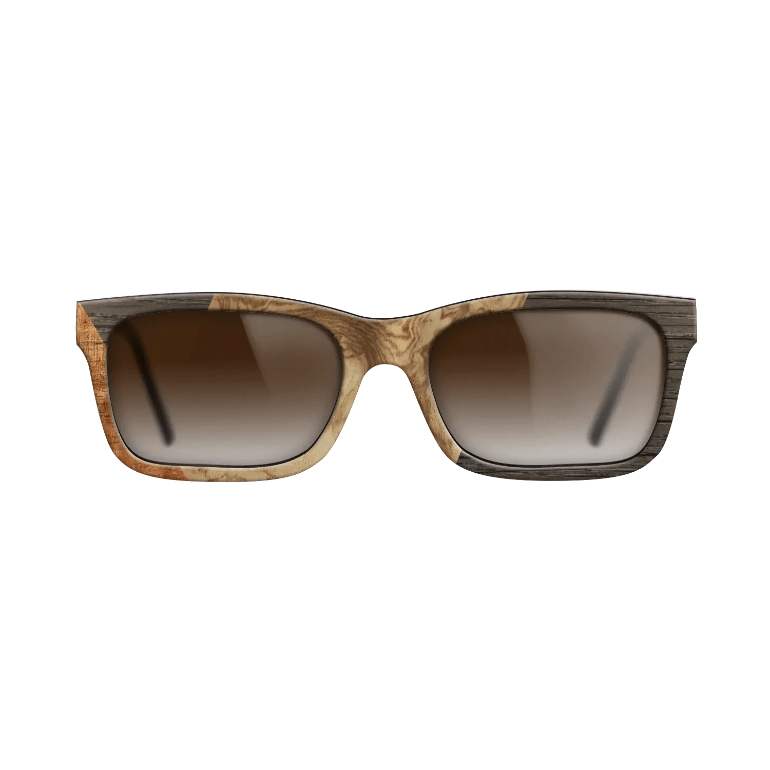 Koa,Olive Burl,Fumed Oak: Bauhaus - The Sage - Rectangle - 1598 - SIRIS wood optic