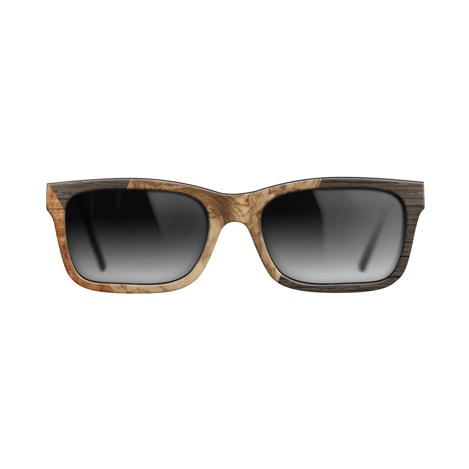 Koa,Olive Burl,Fumed Oak: Bauhaus - The Sage - Rectangle - 1598 - SIRIS wood optic