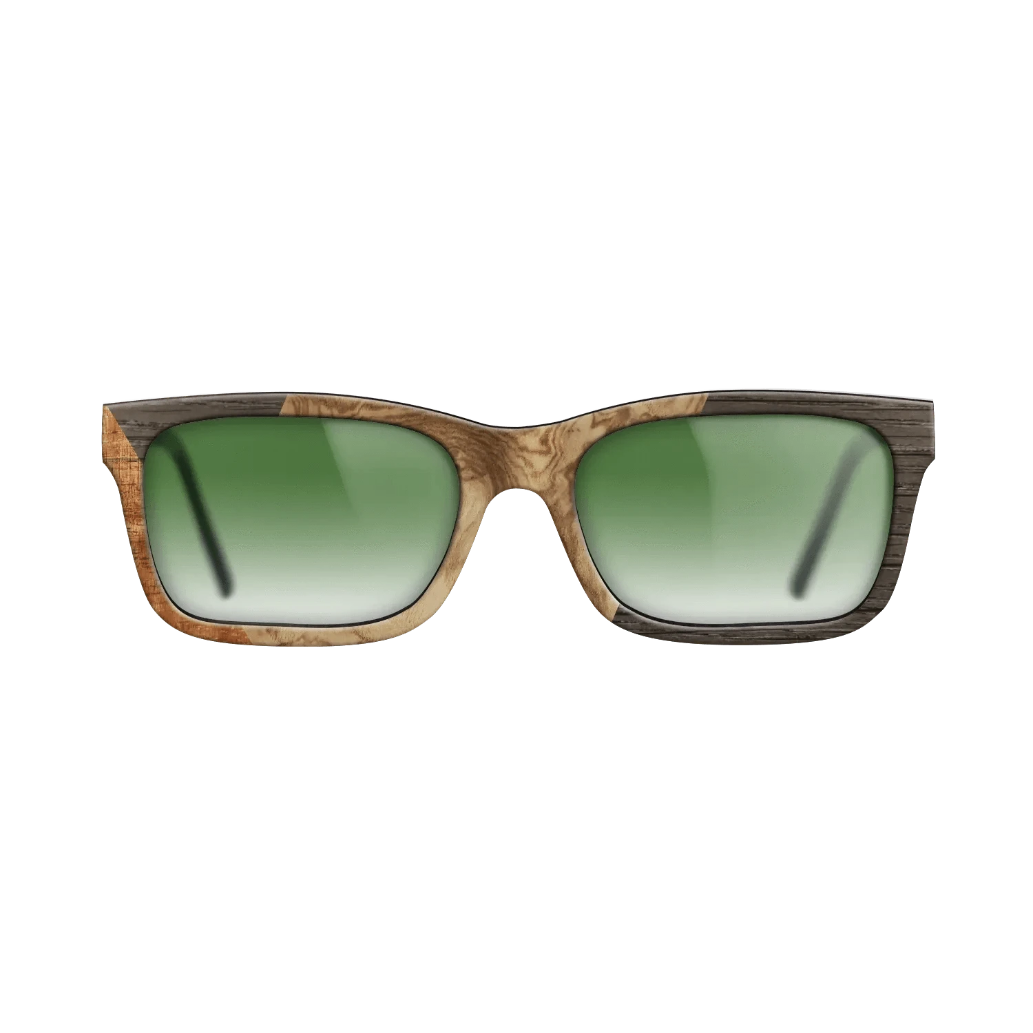 Koa,Olive Burl,Fumed Oak: Bauhaus - The Sage - Rectangle - 1598 - SIRIS wood optic