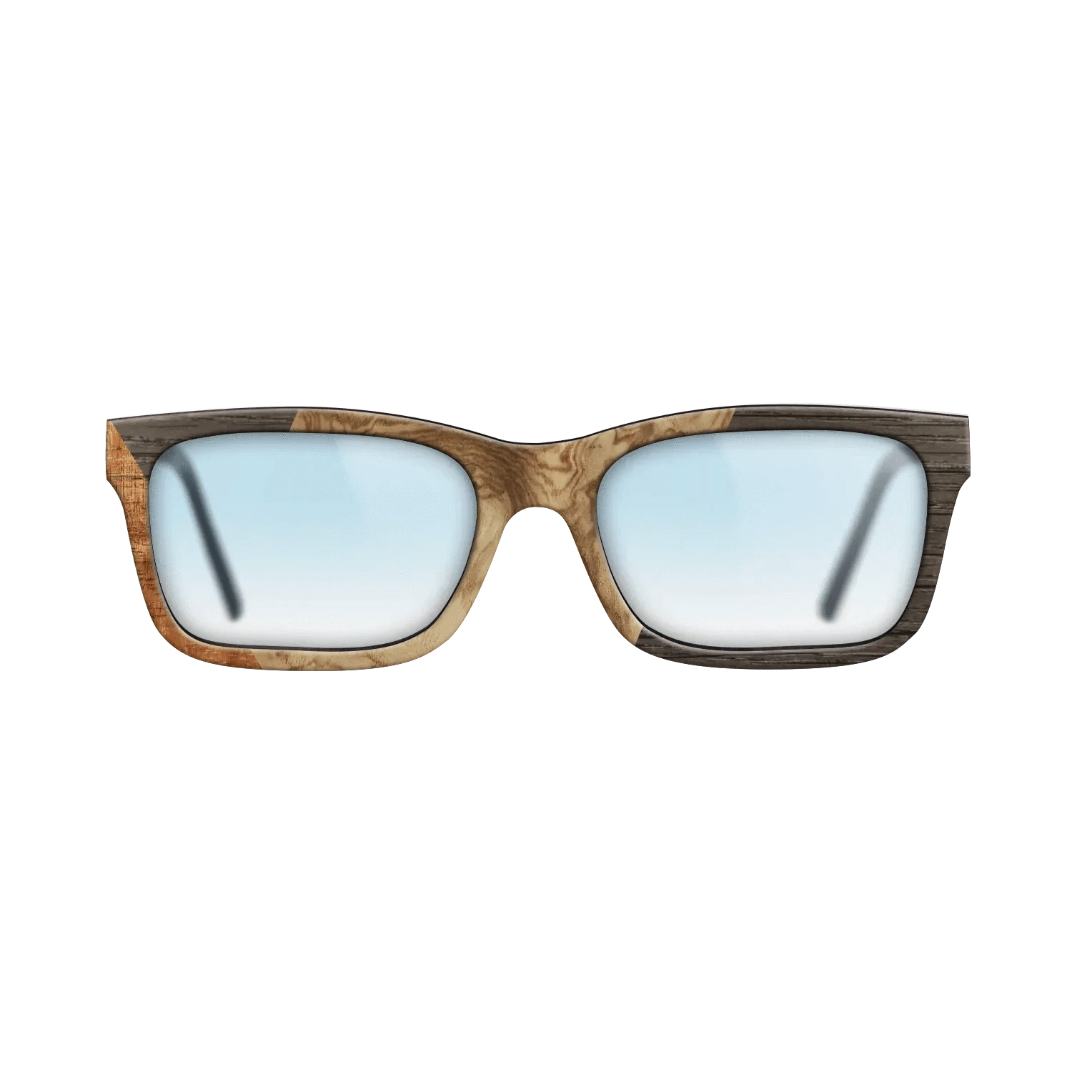 Koa,Olive Burl,Fumed Oak: Bauhaus - The Sage - Rectangle - 1598 - SIRIS wood optic