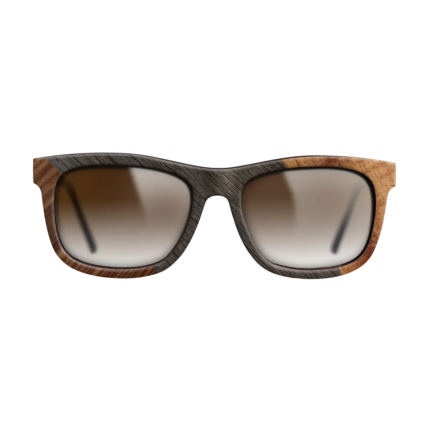 Kingwood,Fumed Oak,Koa: Angle Cut - The Hero - Square - 679 - SIRIS wood optic