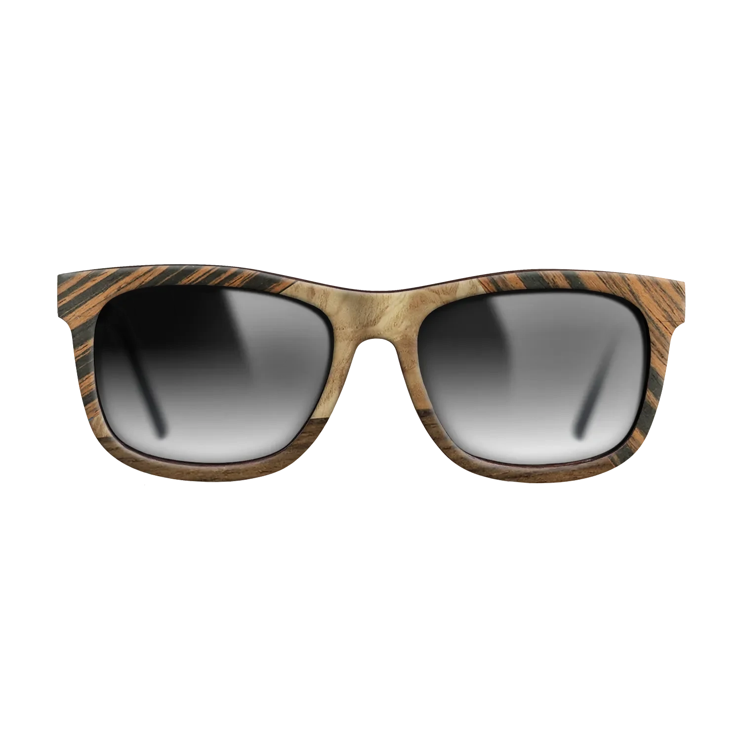 Ziricote Dark Quartered,Walnut: Straight Grain,Italian Ebony,Olive Burl: Bauhaus - The Hero - Square - 983 - SIRIS wood optic