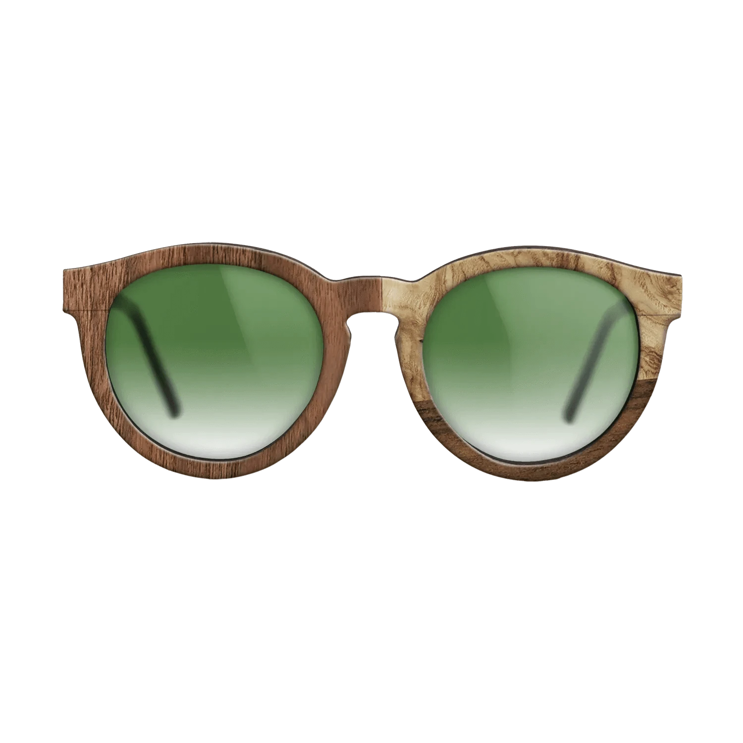 Walnut: Straight Grain,Walnut Claro Dark,Ziricote Dark Quartered,Olive Burl: Bauhaus - The Rebel - Round - 2000 - SIRIS wood optic