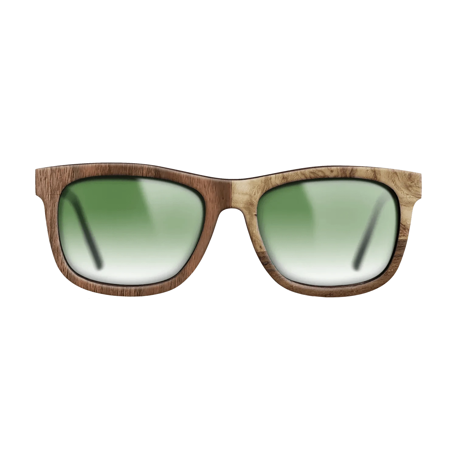 Walnut: Straight Grain,Walnut Claro Dark,Ziricote Dark Quartered,Olive Burl: Bauhaus - The Hero - Square - 2000 - SIRIS wood optic