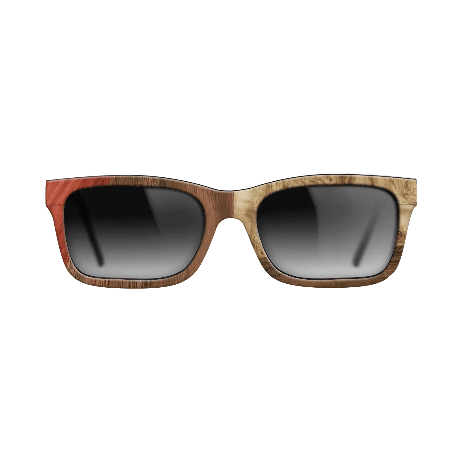 Walnut: Straight Grain,Bloodwood,Walnut Claro Light,Olive Burl,Ziricote Dark Quartered: Bauhaus - The Sage - Rectangle - 1893 - SIRIS wood optic