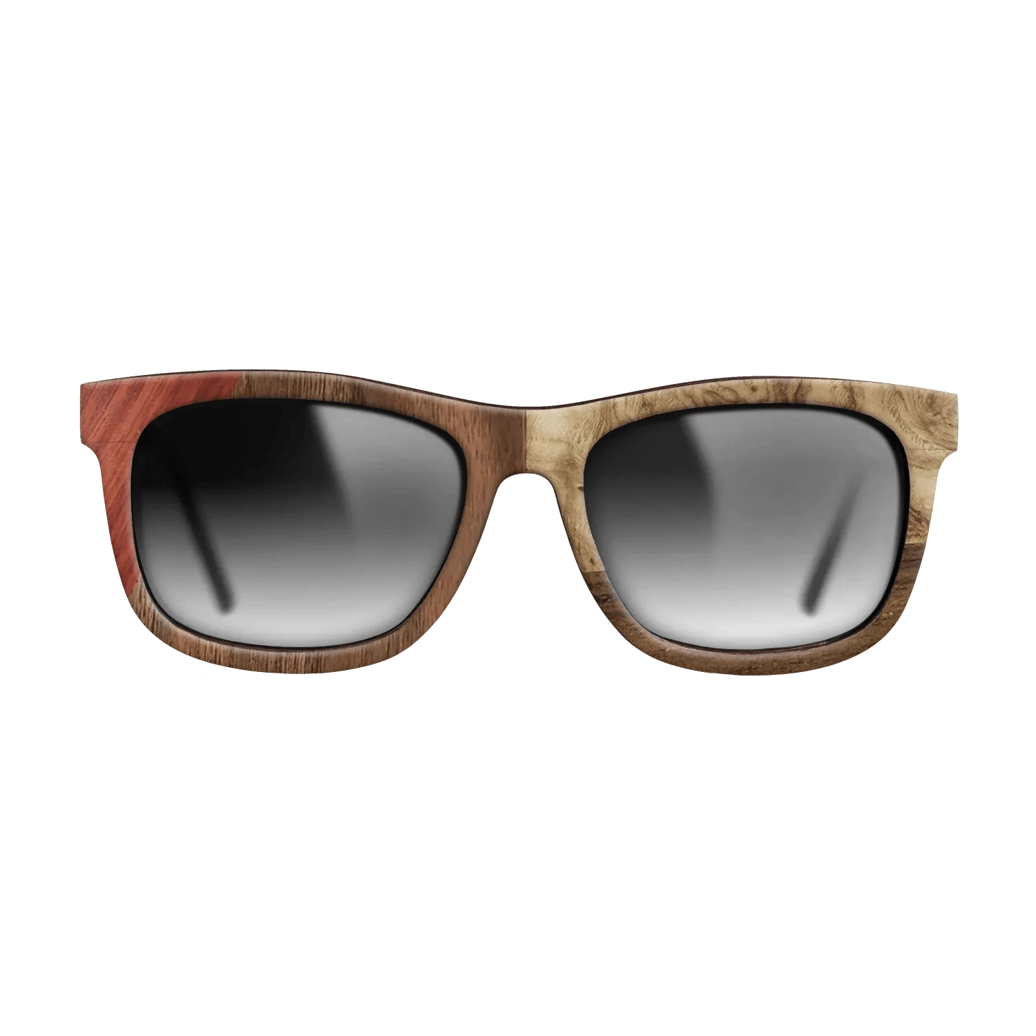 Walnut: Straight Grain,Bloodwood,Walnut Claro Light,Olive Burl,Ziricote Dark Quartered: Bauhaus - The Hero - Square - 1893 - SIRIS wood optic