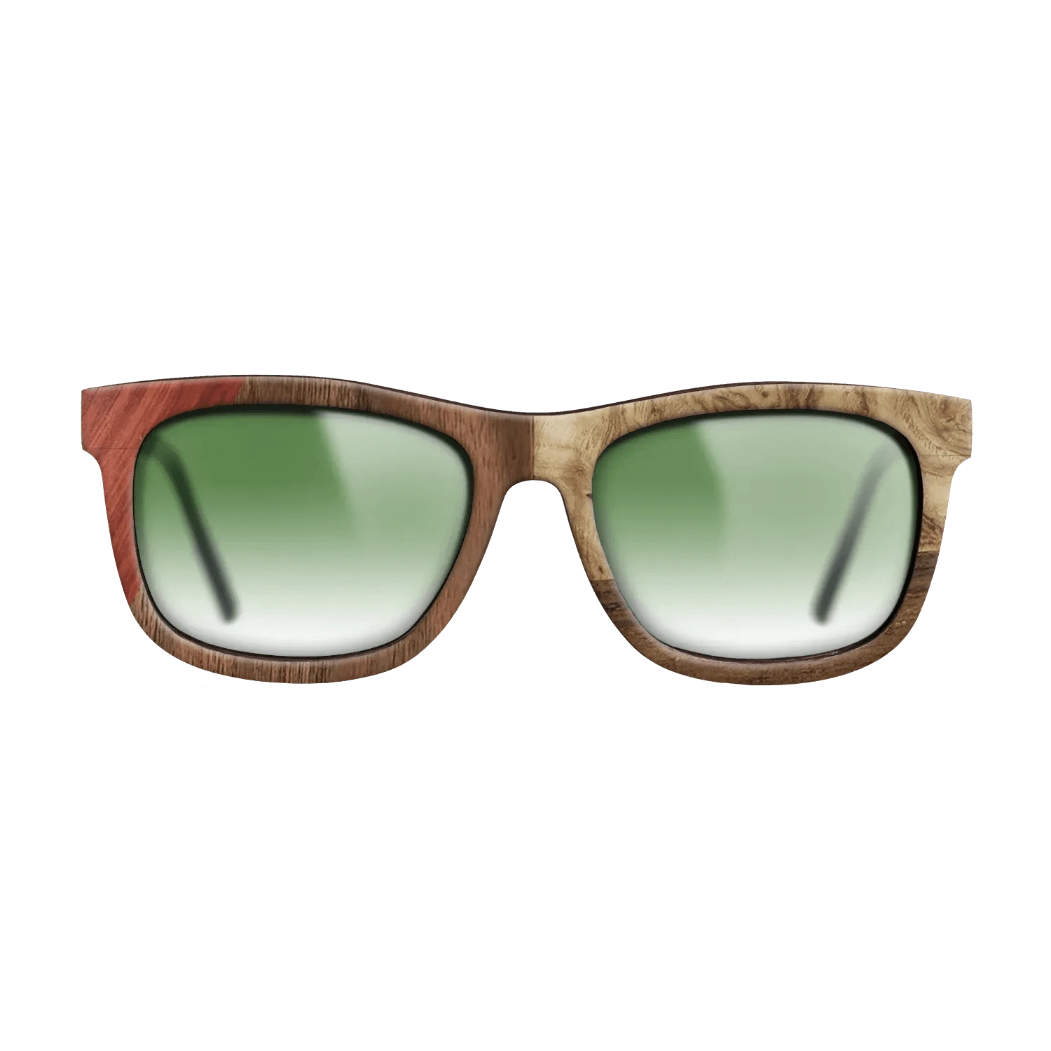 Walnut: Straight Grain,Bloodwood,Walnut Claro Light,Olive Burl,Ziricote Dark Quartered: Bauhaus - The Hero - Square - 1893 - SIRIS wood optic