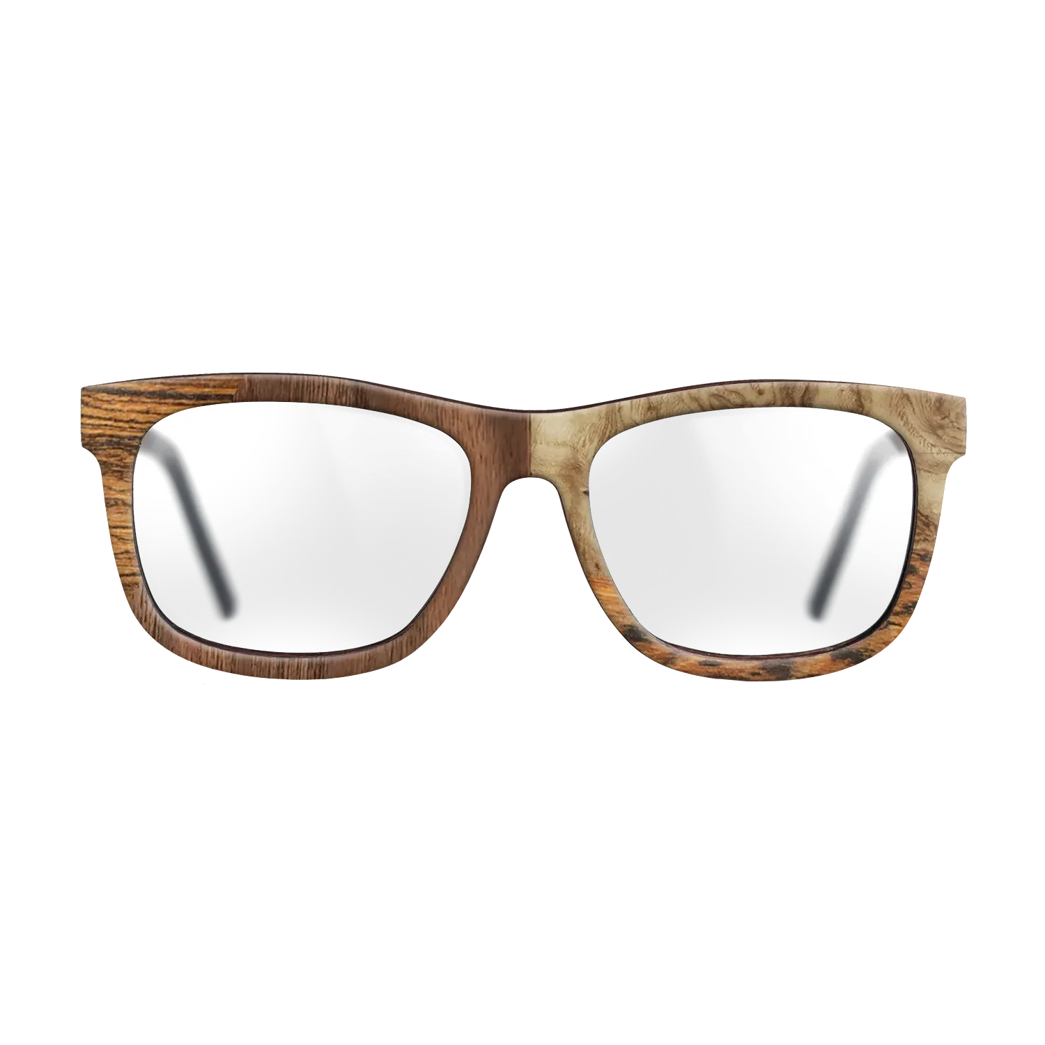 Walnut: Straight Grain,Bocote,Walnut Claro Light,Olive Burl: Bauhaus - The Hero - Square - 752 - SIRIS wood optic