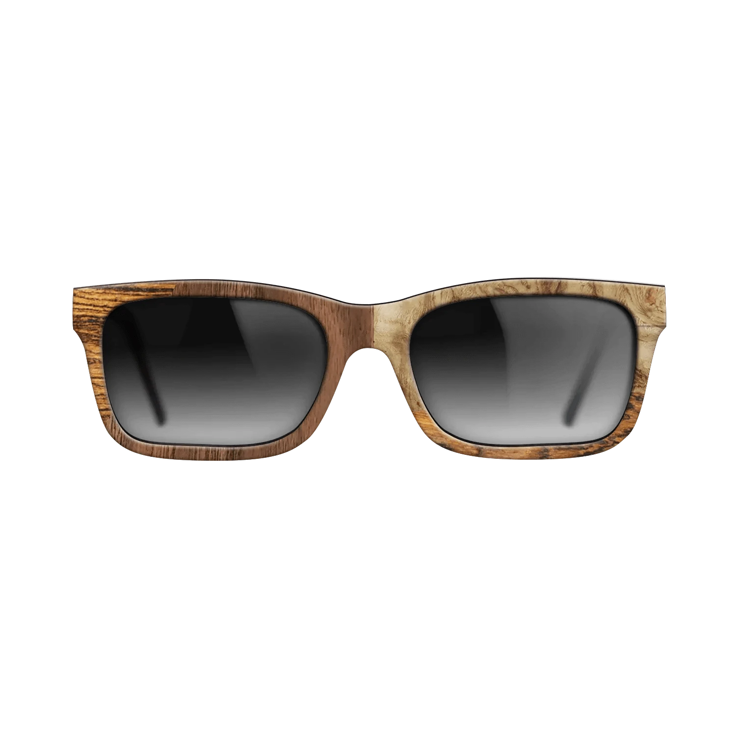 Walnut: Straight Grain,Bocote,Walnut Claro Light,Olive Burl: Bauhaus - The Sage - Rectangle - 752 - SIRIS wood optic