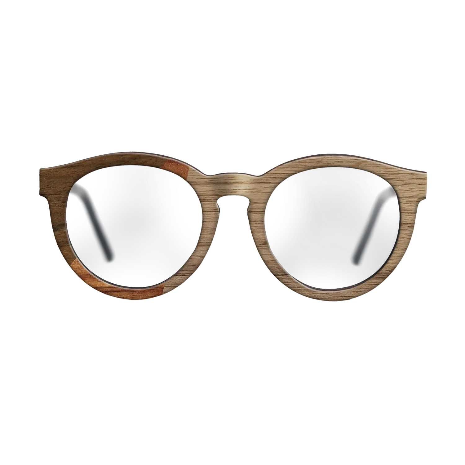 Walnut: Straight Grain,Ziricote Dark Quartered,Koa: Bauhaus - The Rebel - Round - 1240 - SIRIS wood optic