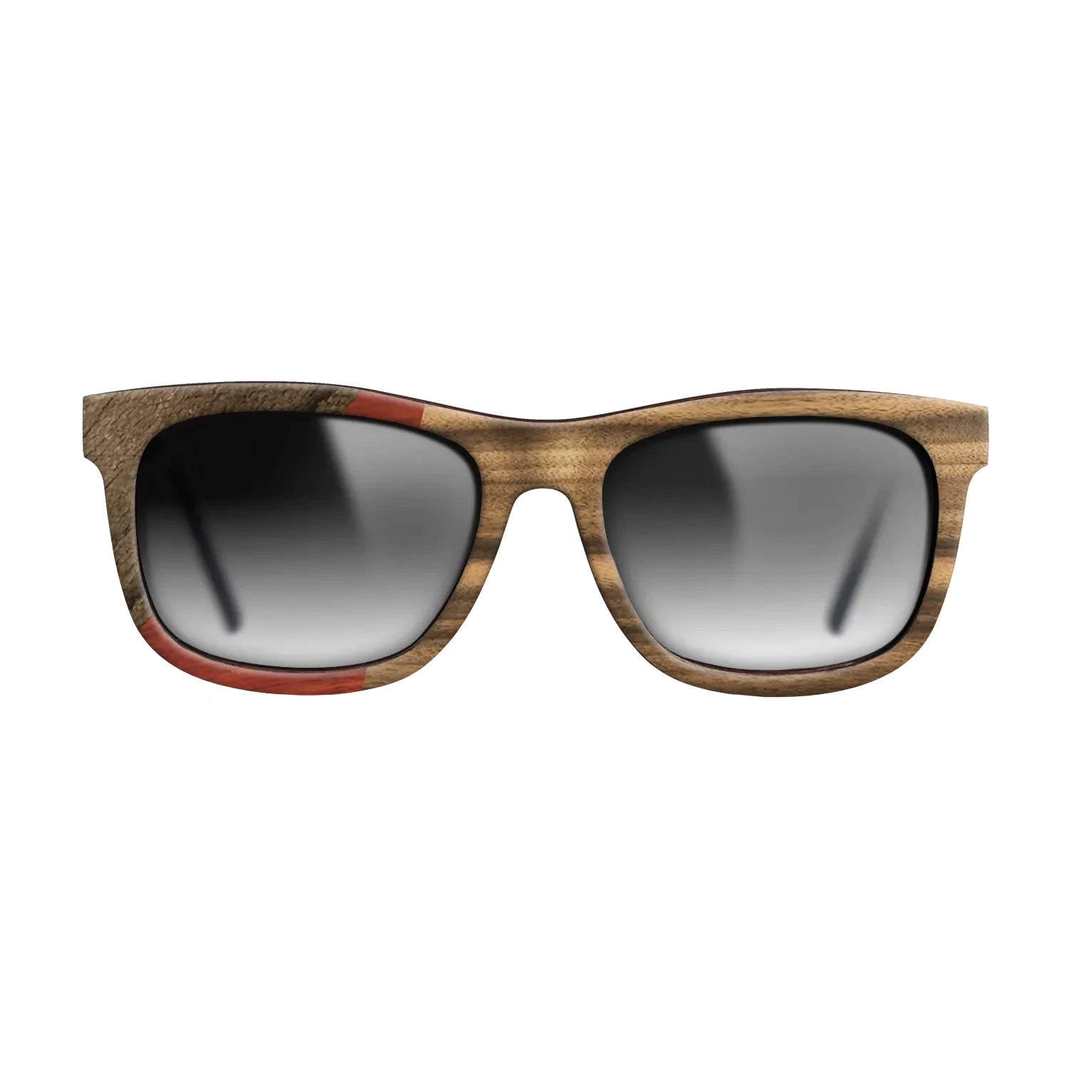 Louro Preto,Ziricote Dark Quartered,Poplar Dyed: Red: Bauhaus - The Hero - Square - 1017 - SIRIS wood optic