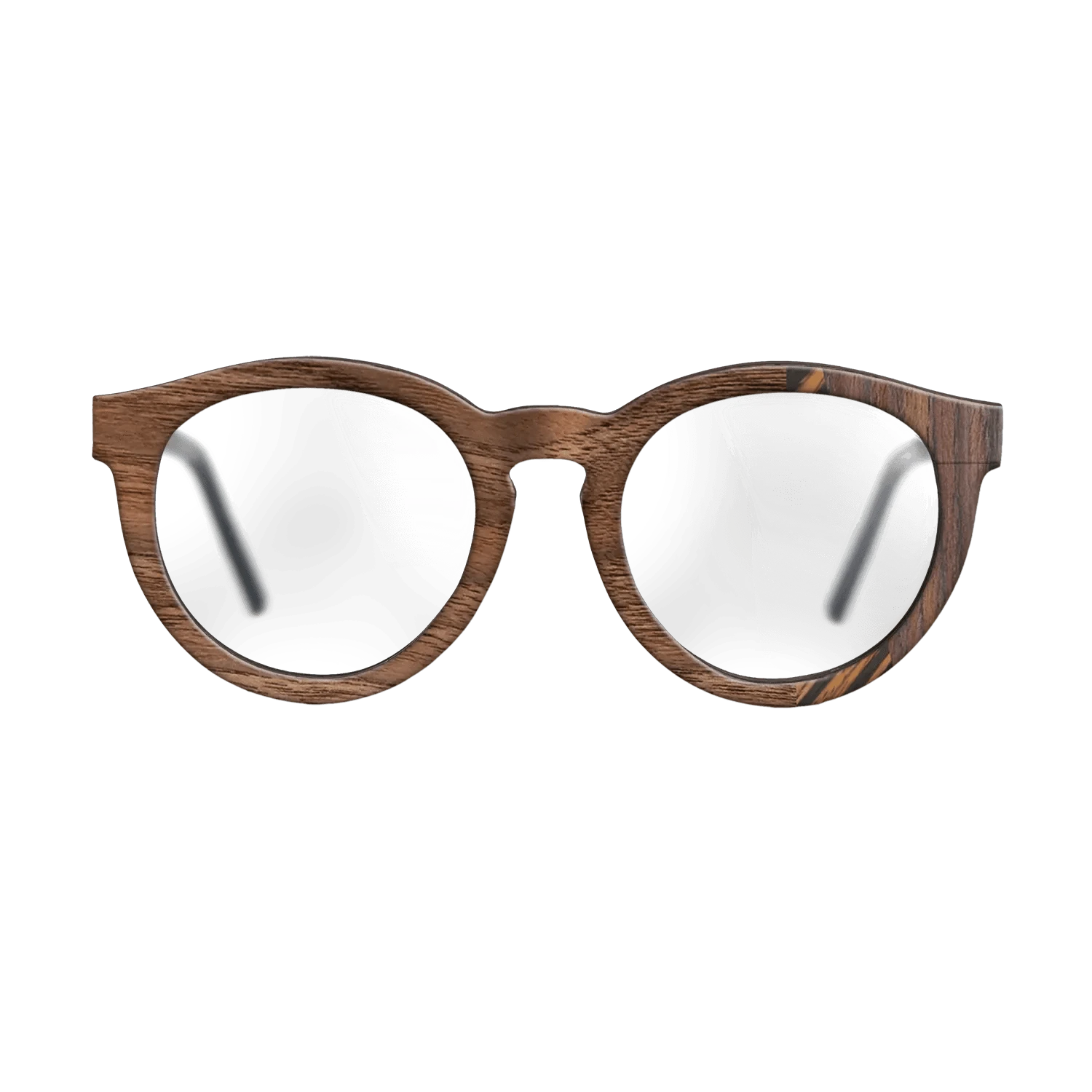 Italian Ebony,Rosewood Reconstituted,Walnut Claro Light: Fractal - The Rebel - Round - 1112 - SIRIS wood optic