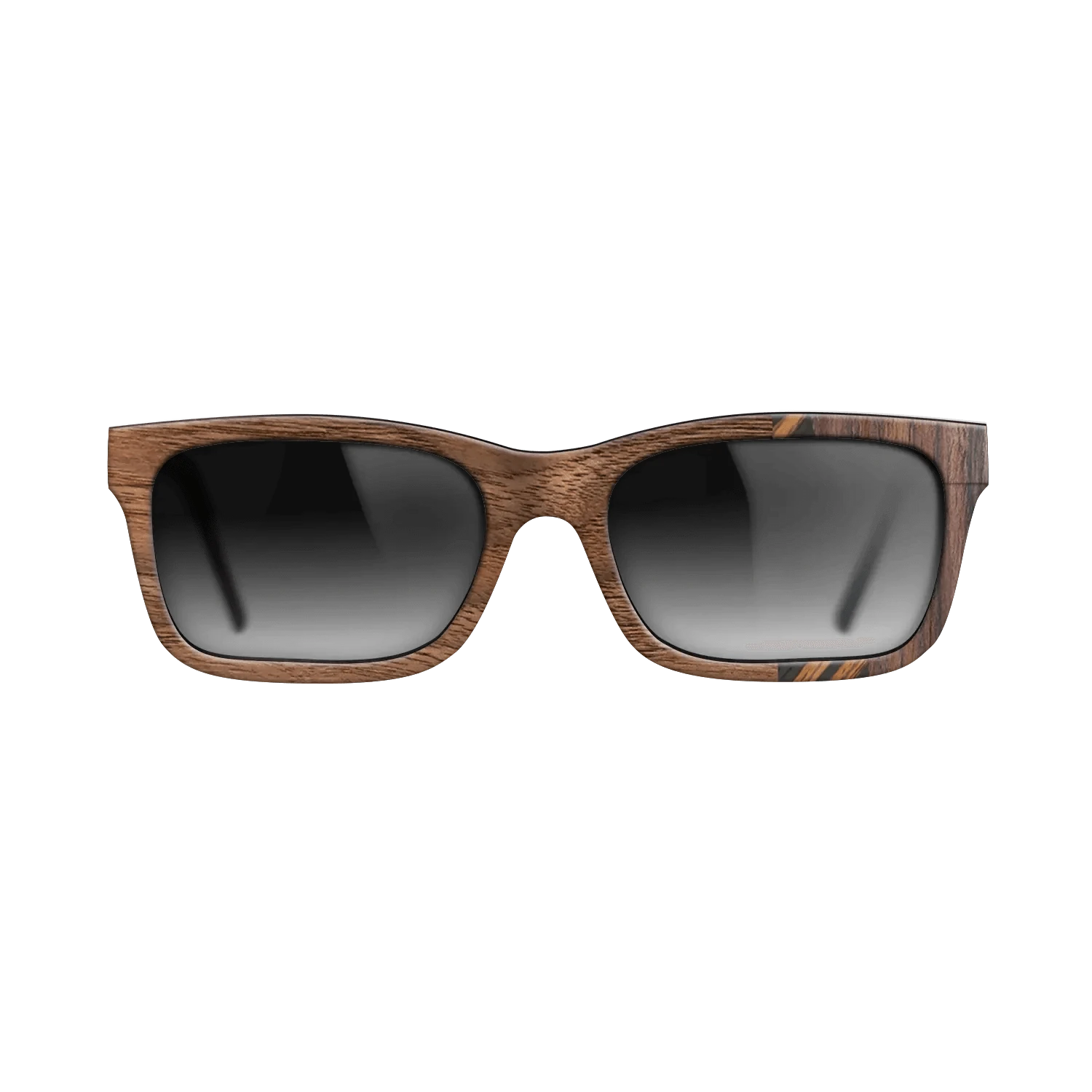 Italian Ebony,Rosewood Reconstituted,Walnut Claro Light: Fractal - The Sage - Rectangle - 1112 - SIRIS wood optic