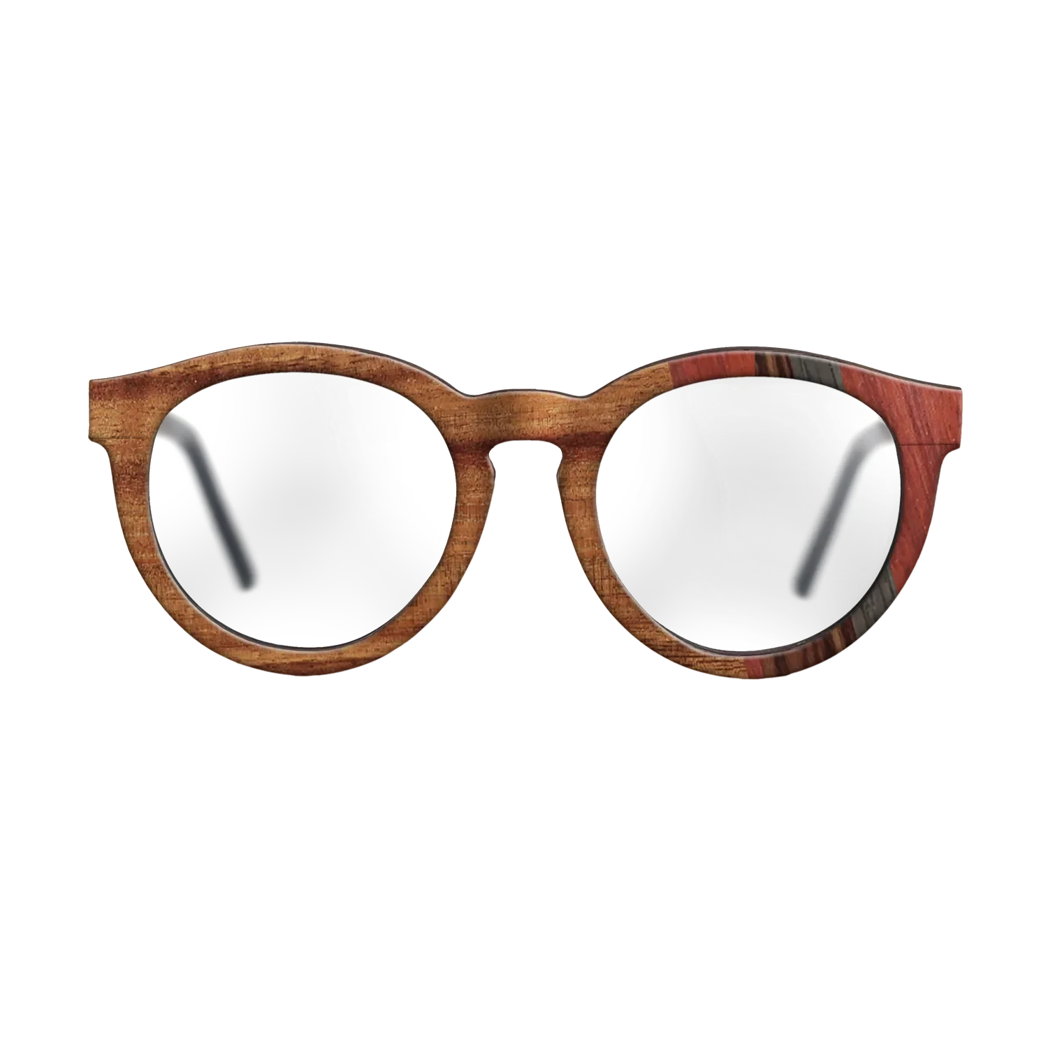 Walnut: Straight Grain,Koa,Poplar Dyed: Red,Kingwood,Fumed Oak: Fractal - The Rebel - Round - 879 - SIRIS wood optic