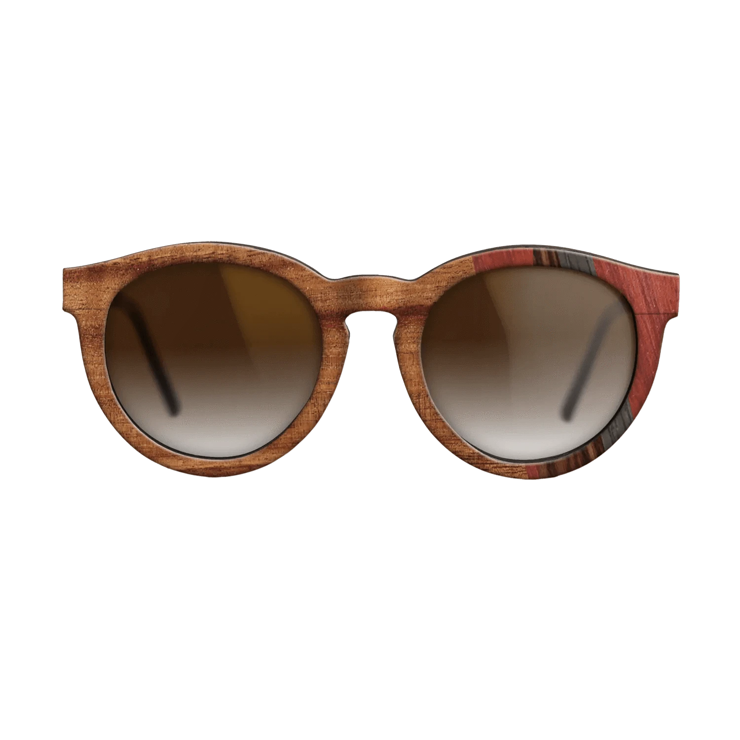 Walnut: Straight Grain,Koa,Poplar Dyed: Red,Kingwood,Fumed Oak: Fractal - The Rebel - Round - 879 - SIRIS wood optic